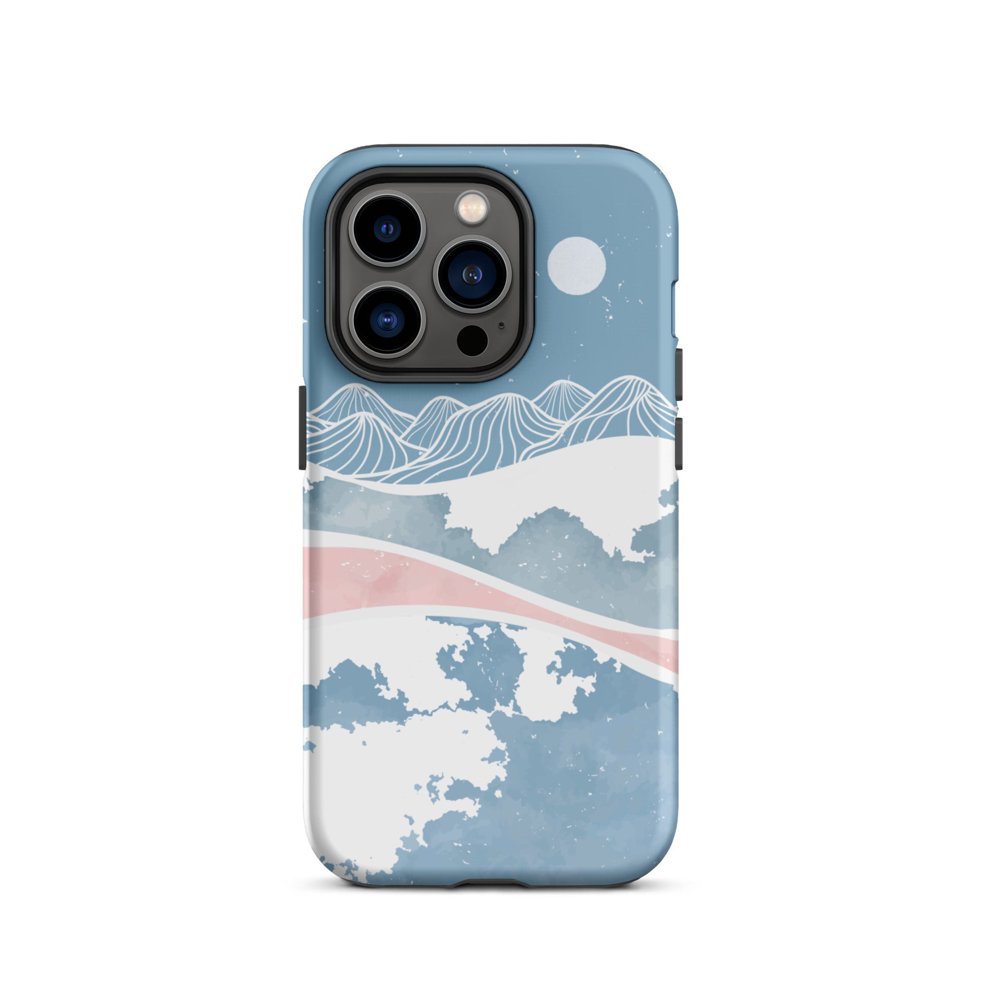 Blue Winter Night iPhone Case iPhone 14 Pro Matte