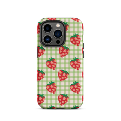 Strawberry Picnic iPhone Case iPhone 14 Pro Matte
