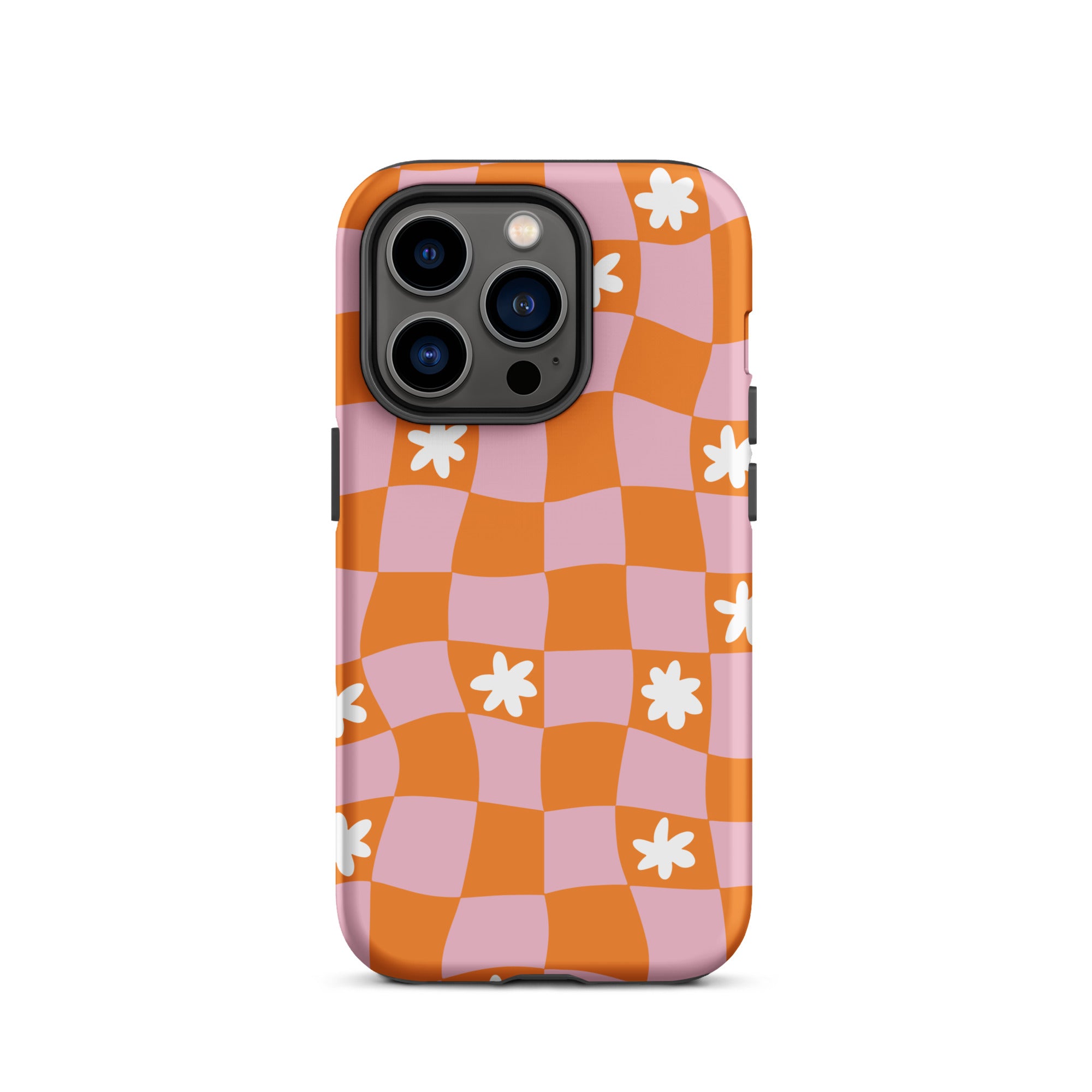 Groovy Check iPhone Case