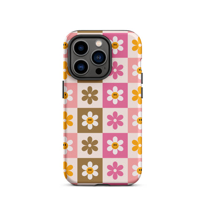 Smiley Flowers iPhone Case