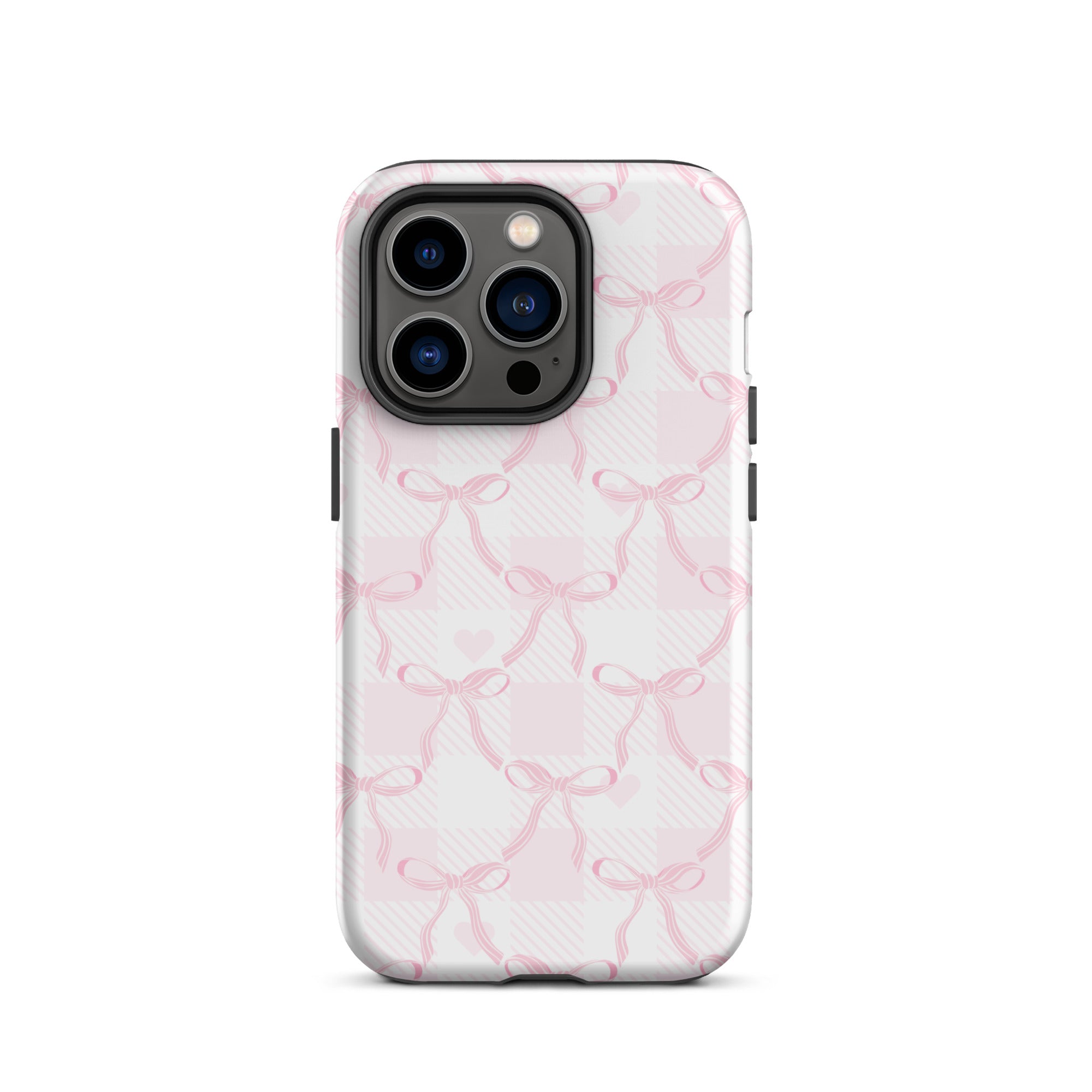 Pink Ribbon Bows iPhone Case