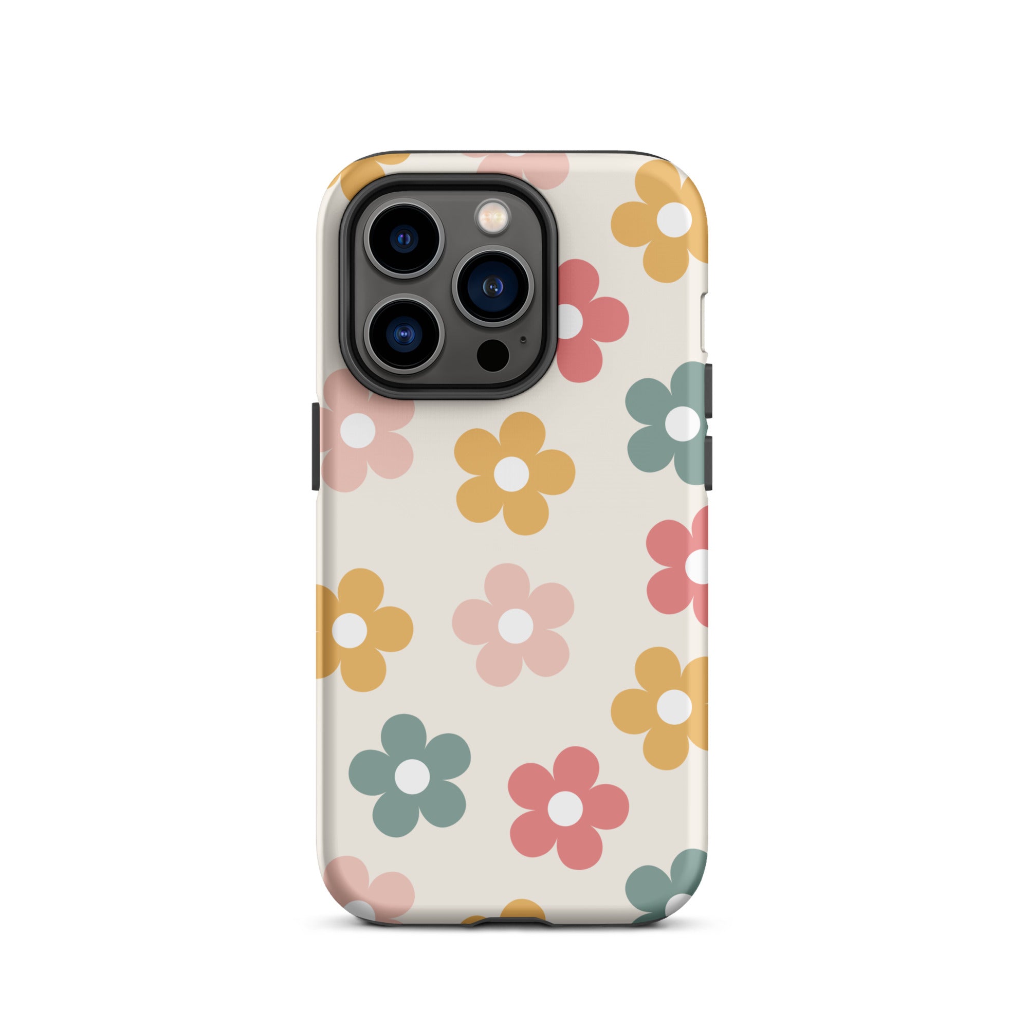 Boho Retro Flowers iPhone Case