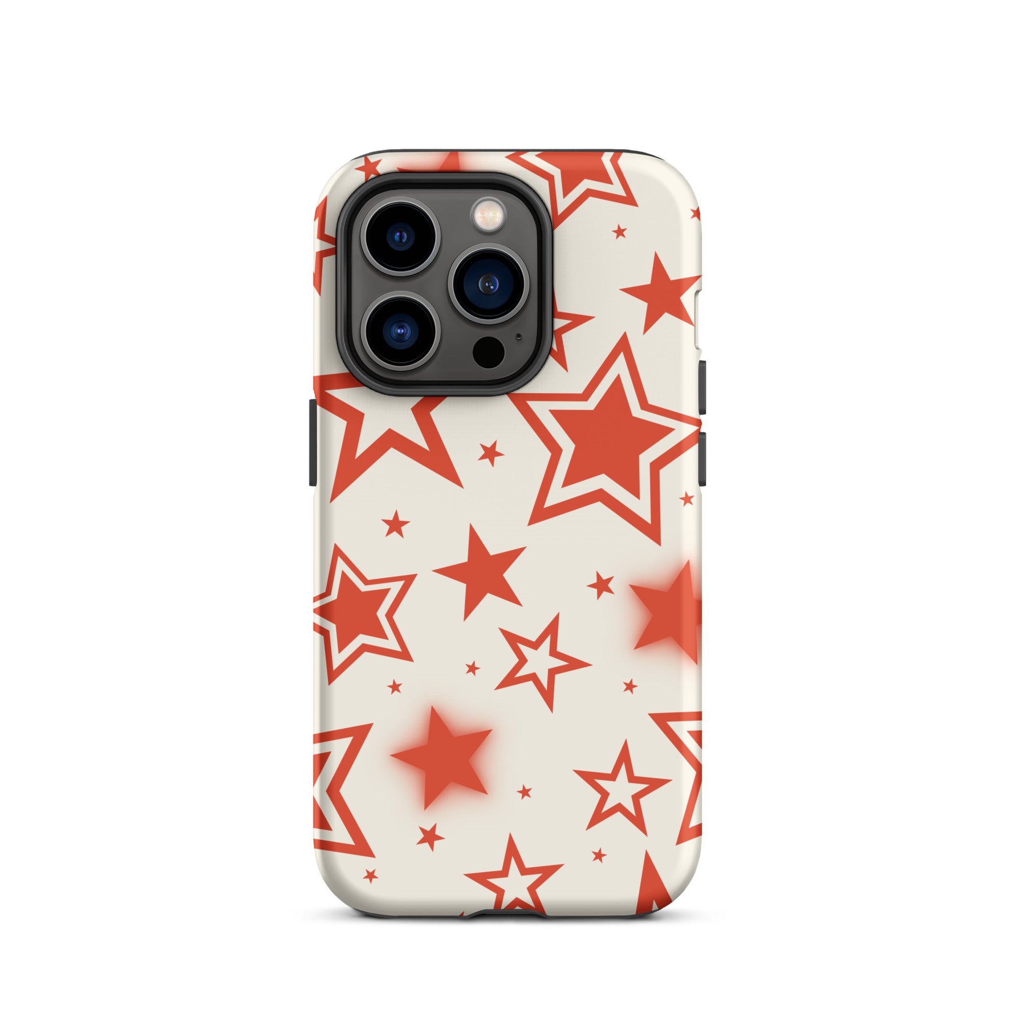 Red Stardust iPhone Case