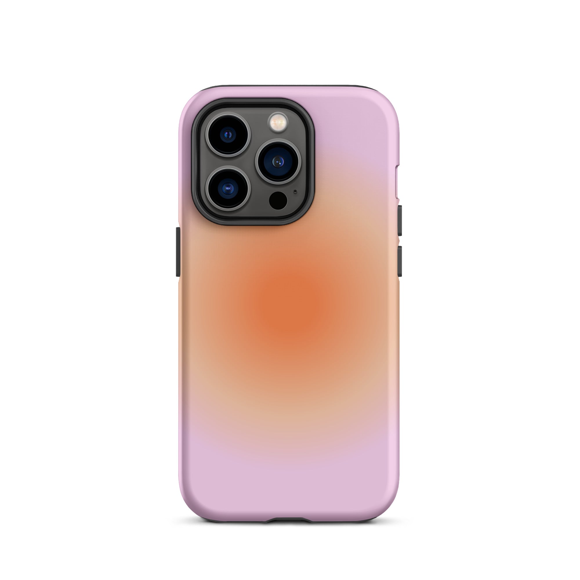Orange & Purple Aura iPhone Case