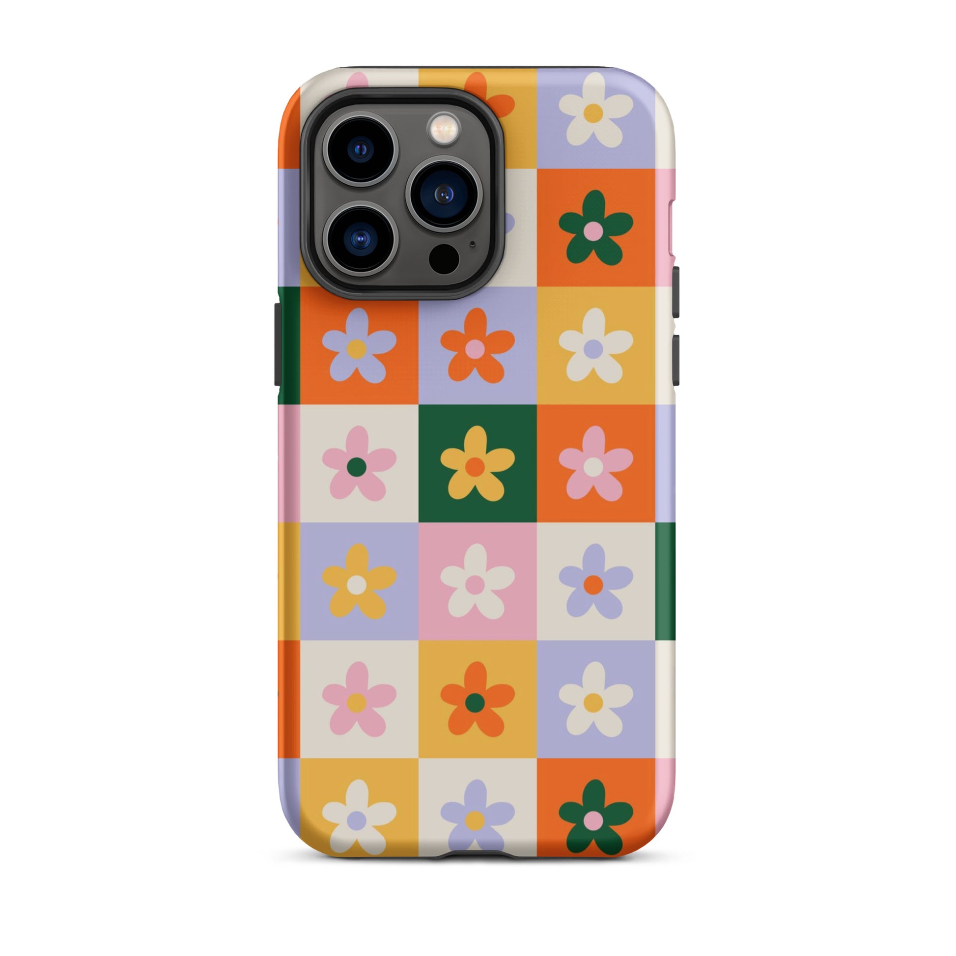 Patchwork Flowers iPhone Case iPhone 14 Pro Max Matte