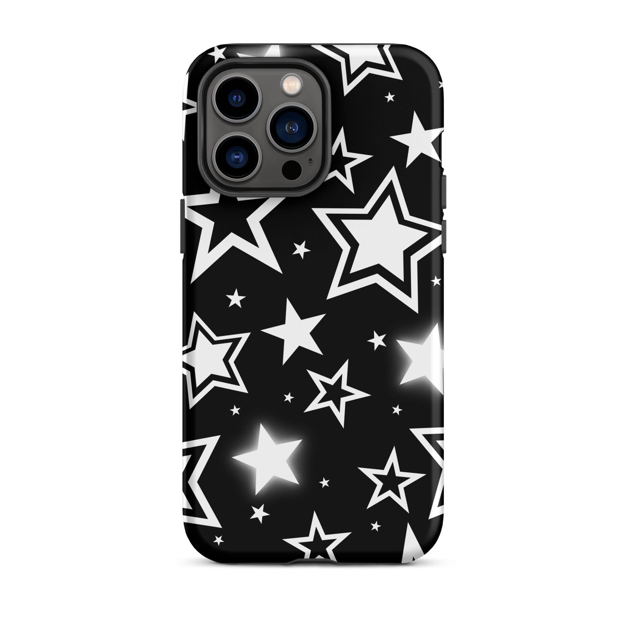 Black Stardust iPhone Case