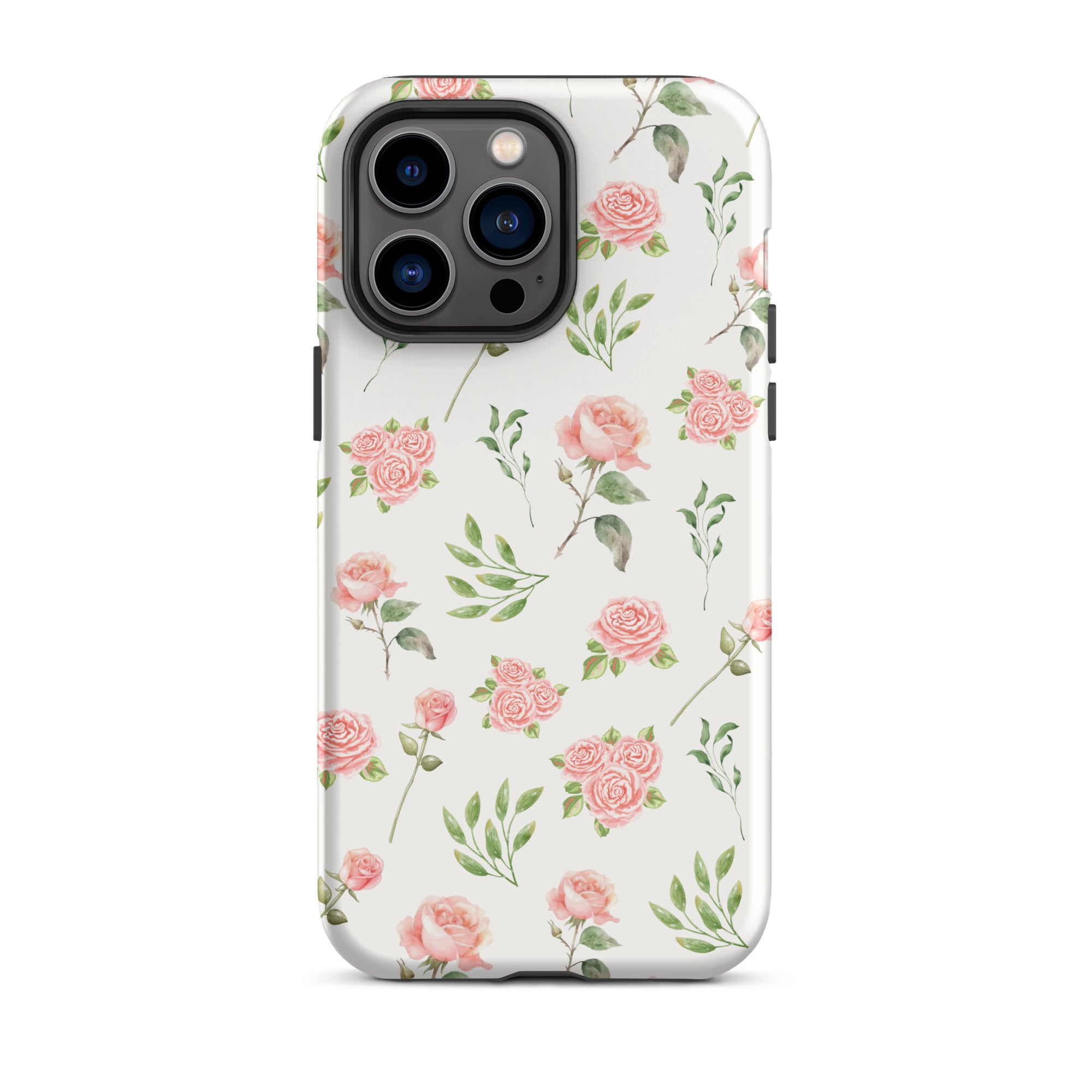 Pink Vintage Roses iPhone Case