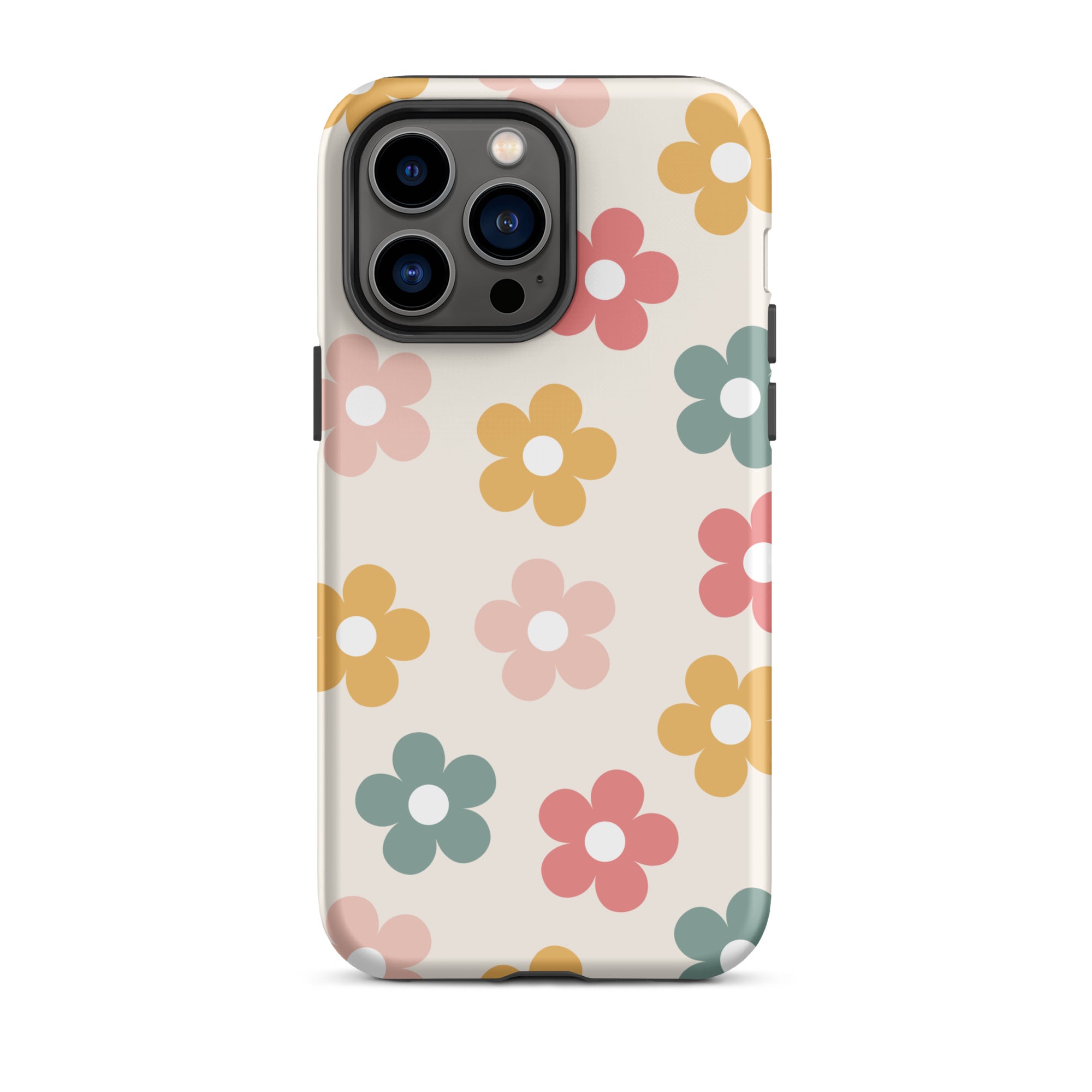 Boho Retro Flowers iPhone Case