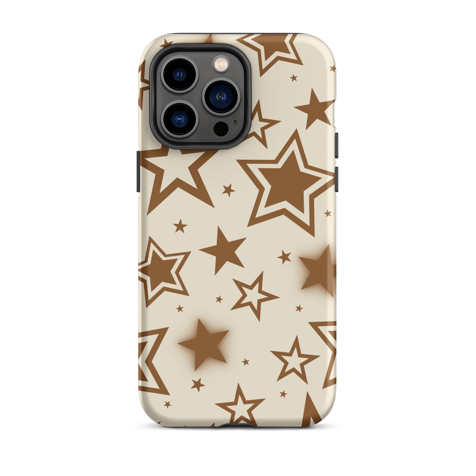 Brown Stardust iPhone Case