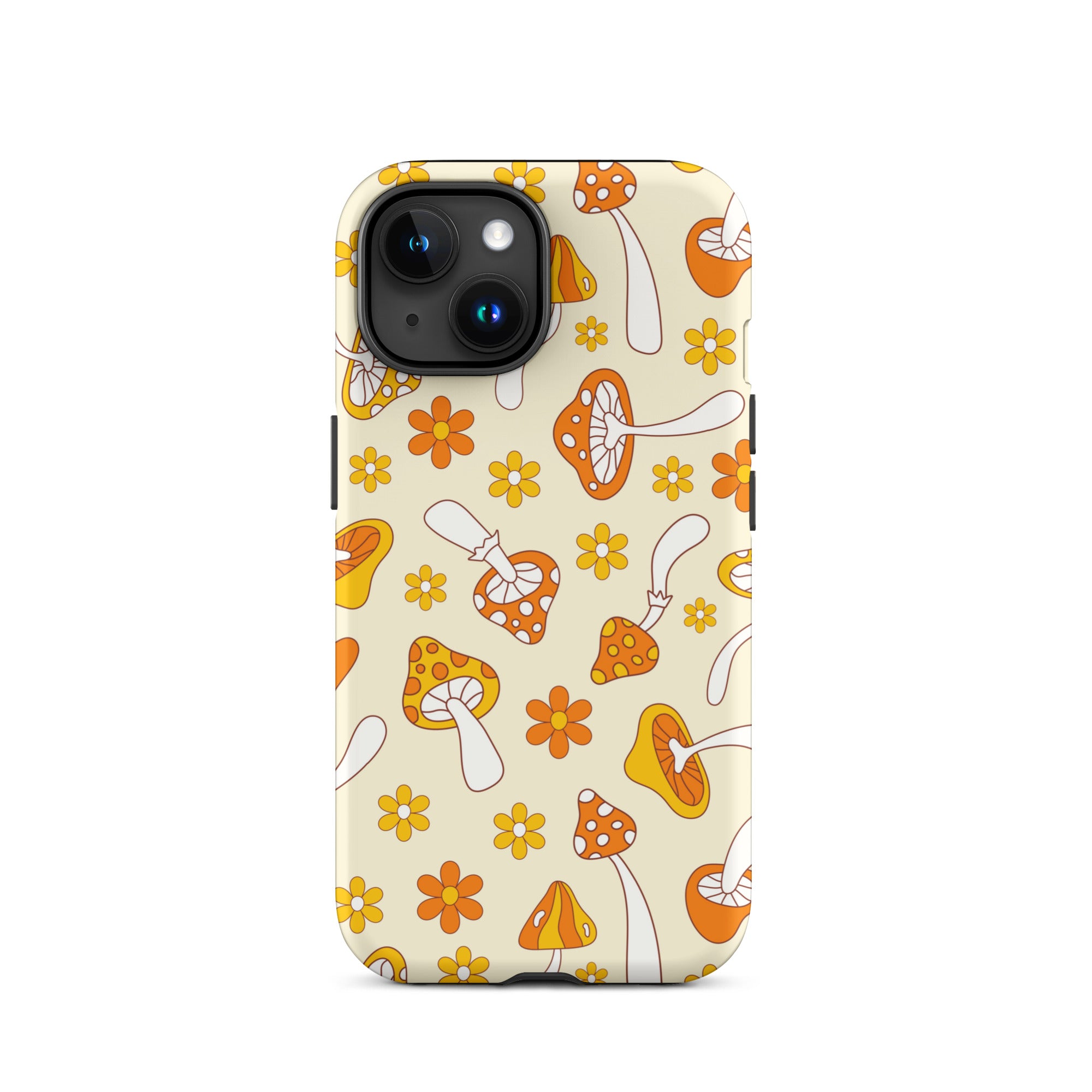 Retro Mushrooms iPhone Case iPhone 15 Matte