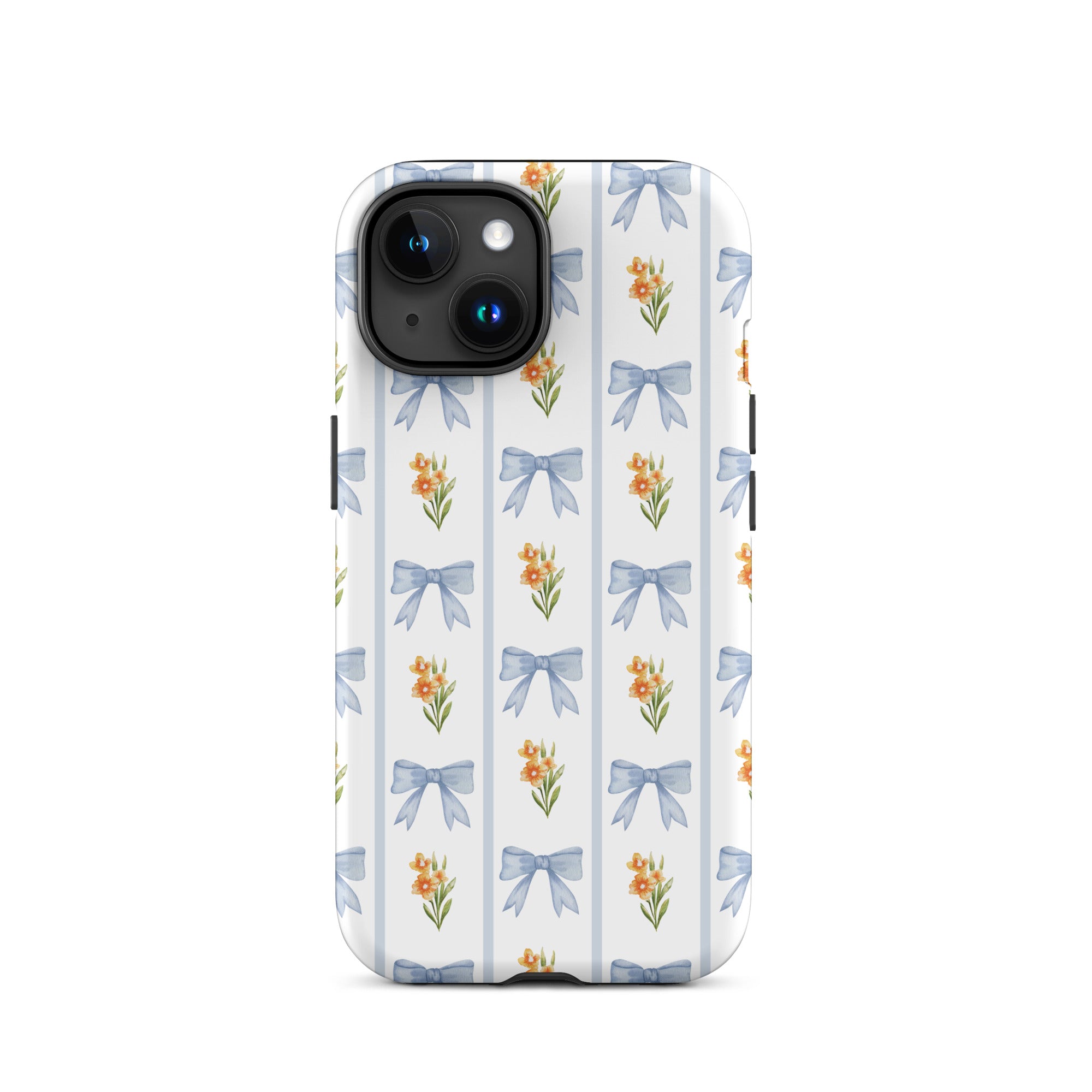 Blue Bows iPhone Case