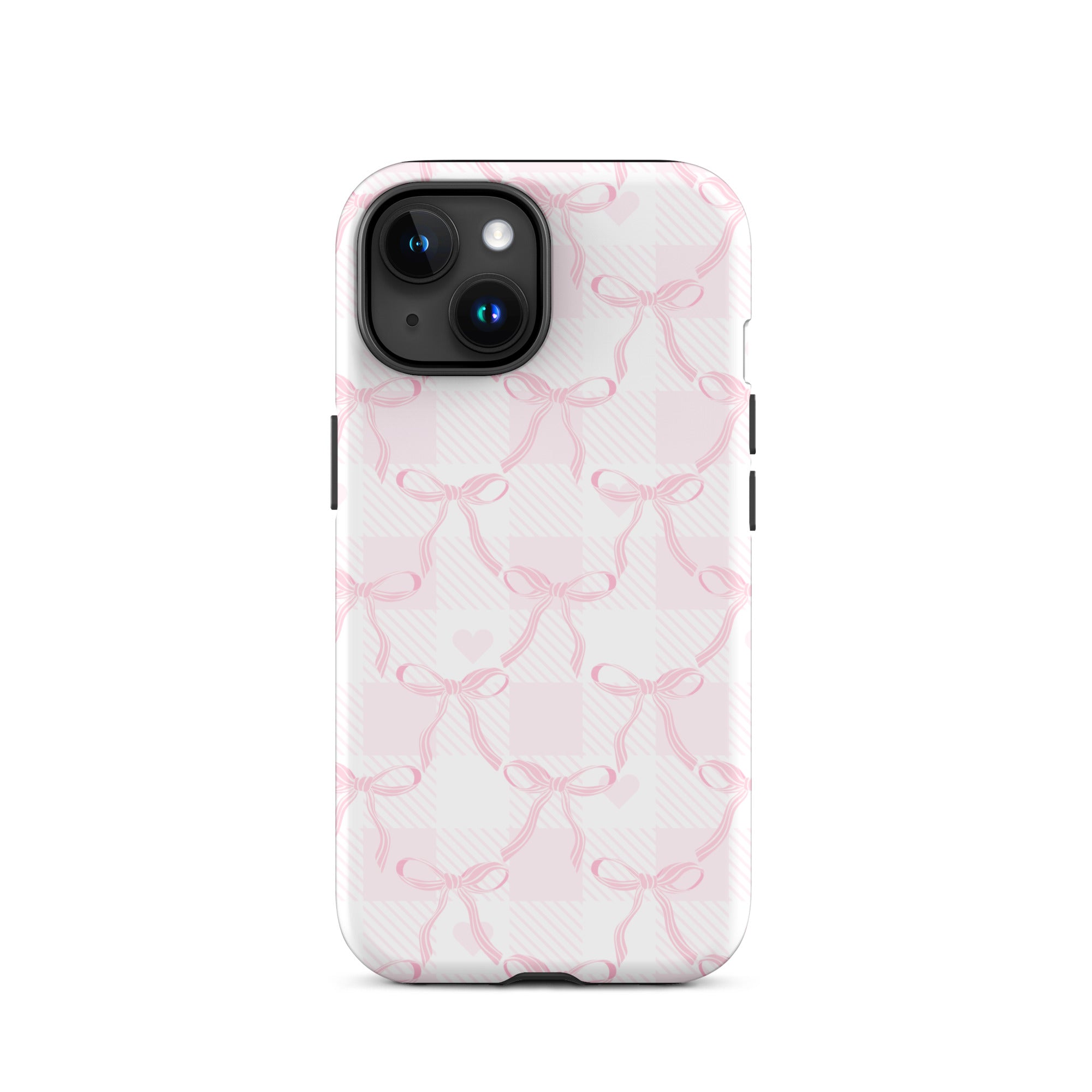 Pink Ribbon Bows iPhone Case