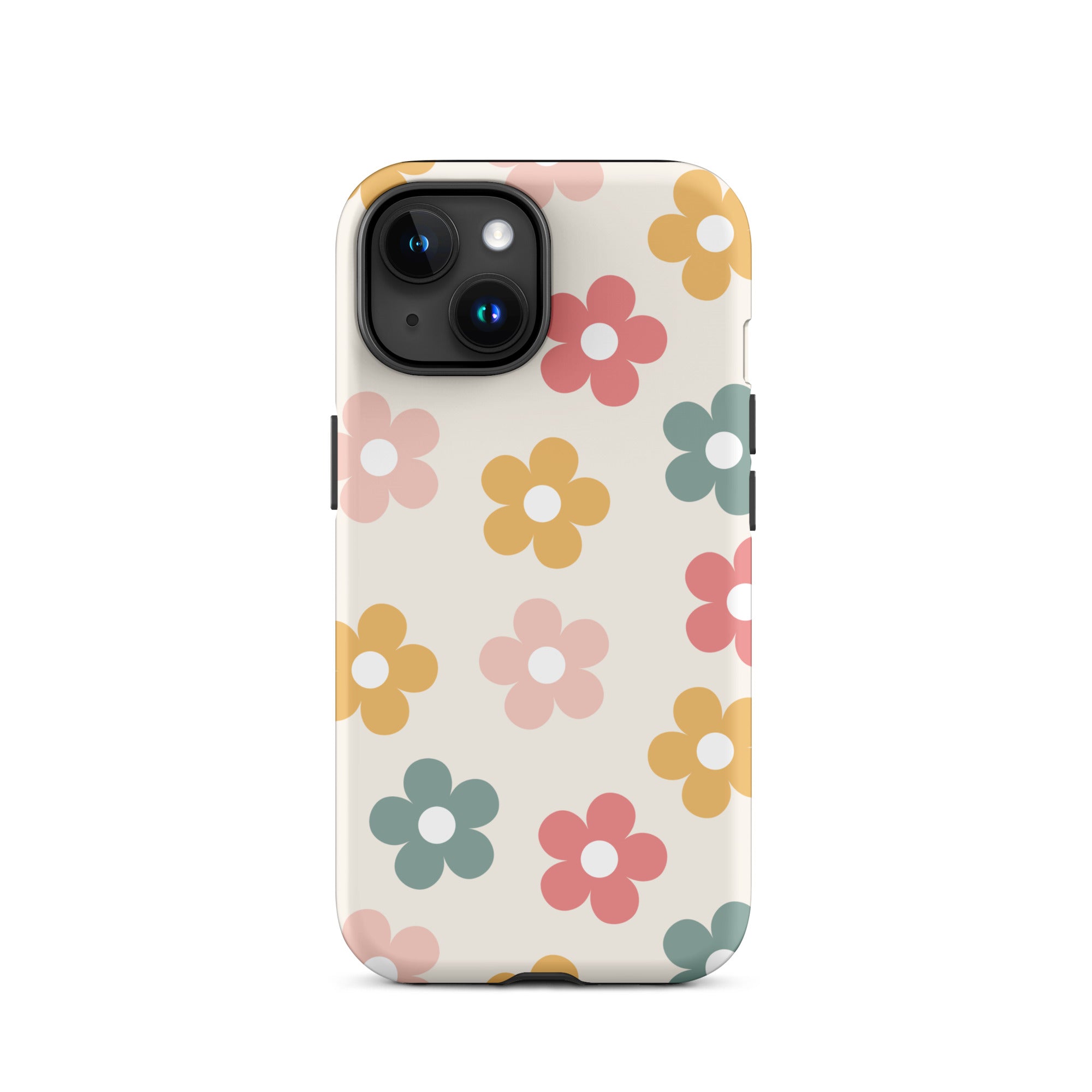 Boho Retro Flowers iPhone Case
