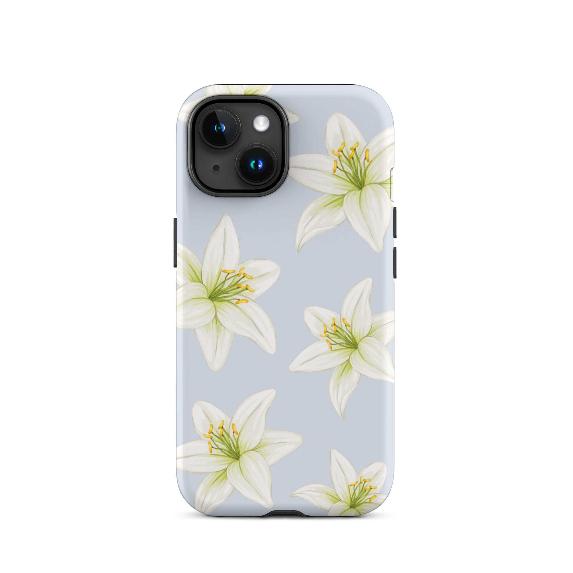 Blue Tiger Lily iPhone Case