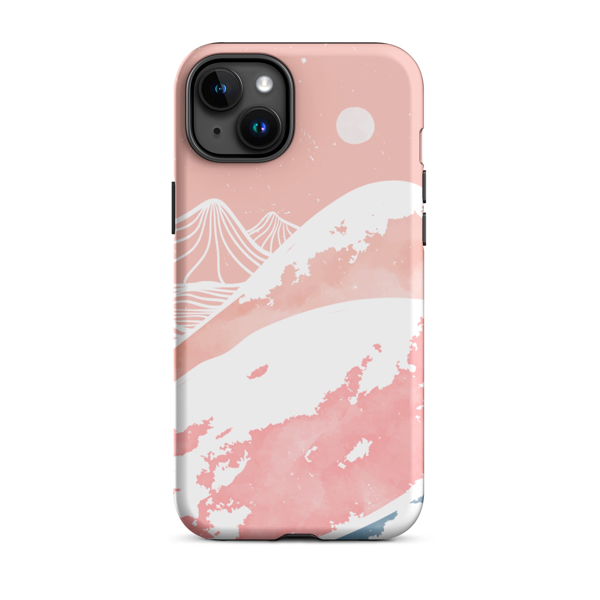 Pink Winter Night iPhone Case iPhone 15 Plus Matte