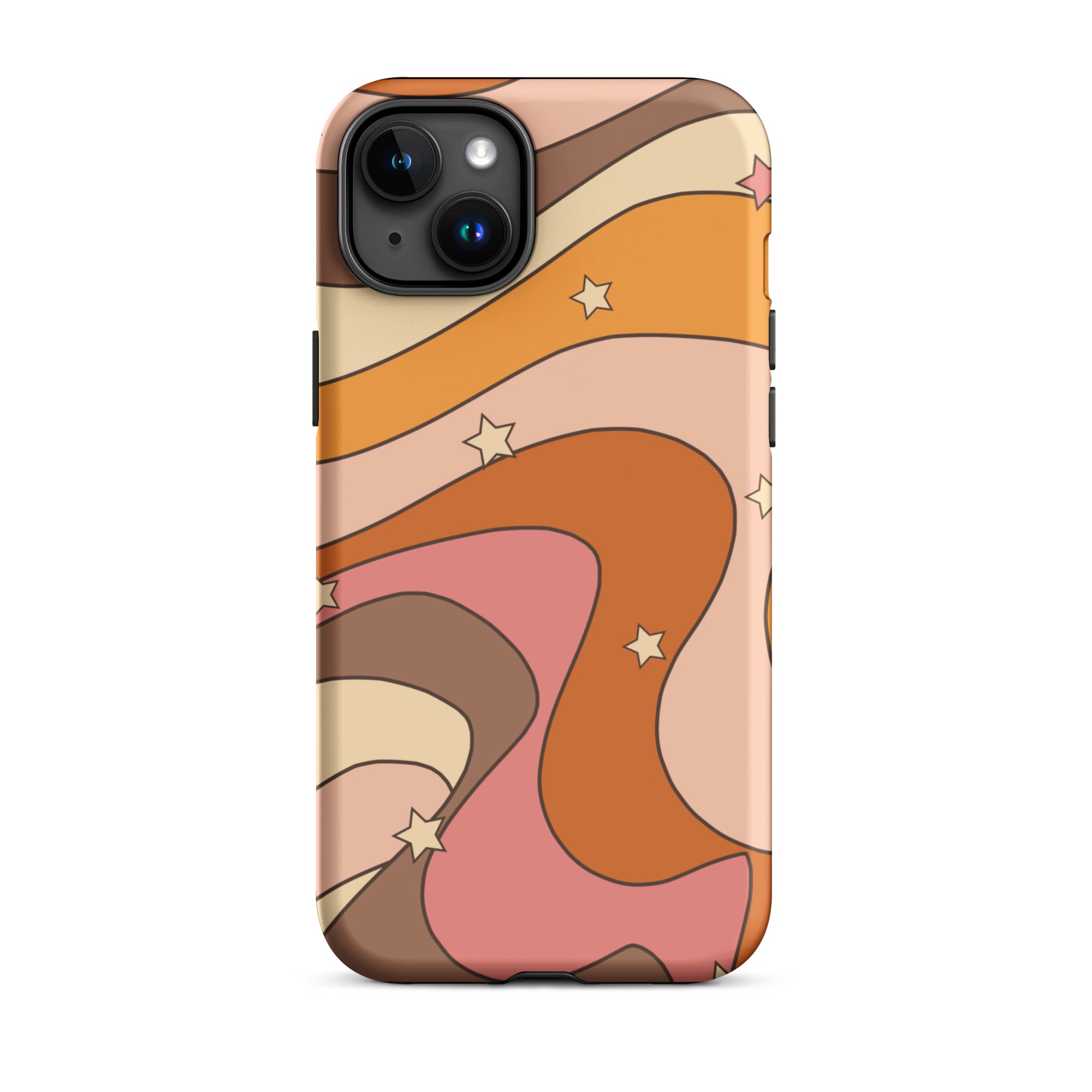 Stars Wavy iPhone Case iPhone 15 Plus Matte