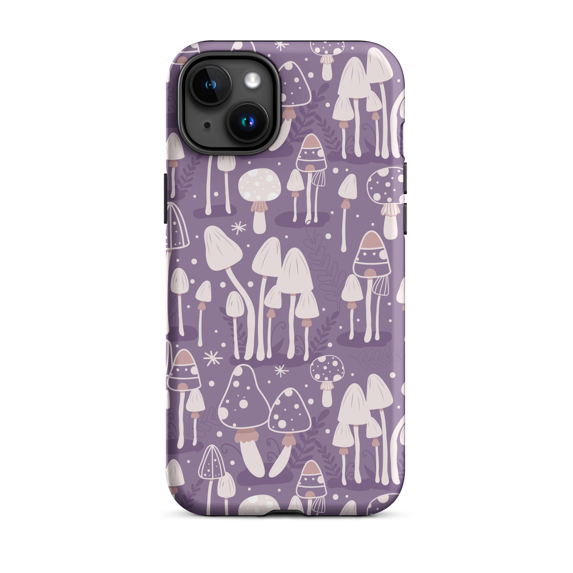 Mushroom Meadow iPhone Case iPhone 15 Plus Matte