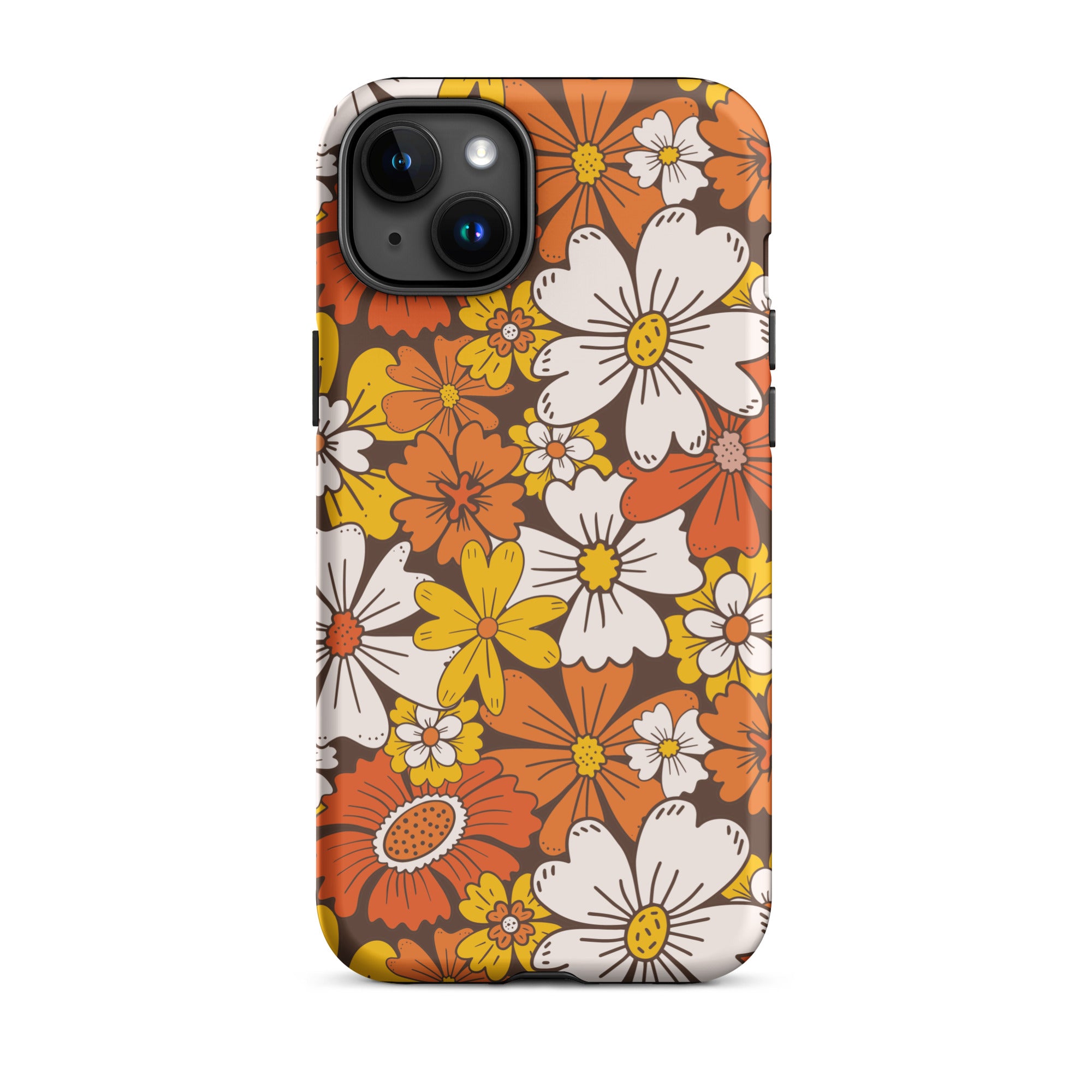 Retro Bloom iPhone Case iPhone 15 Plus Matte