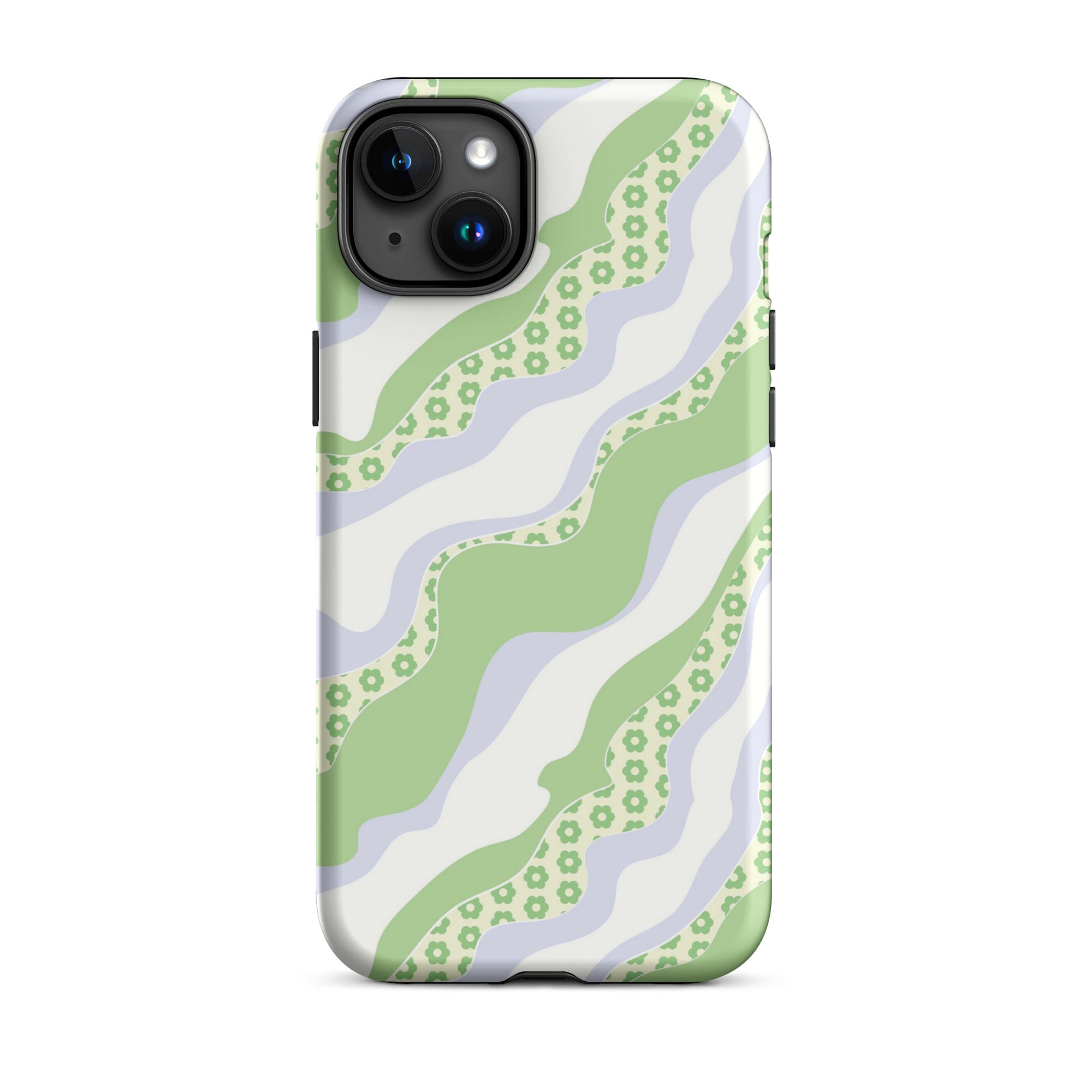 Flower Groove iPhone Case Matte iPhone 15 Plus