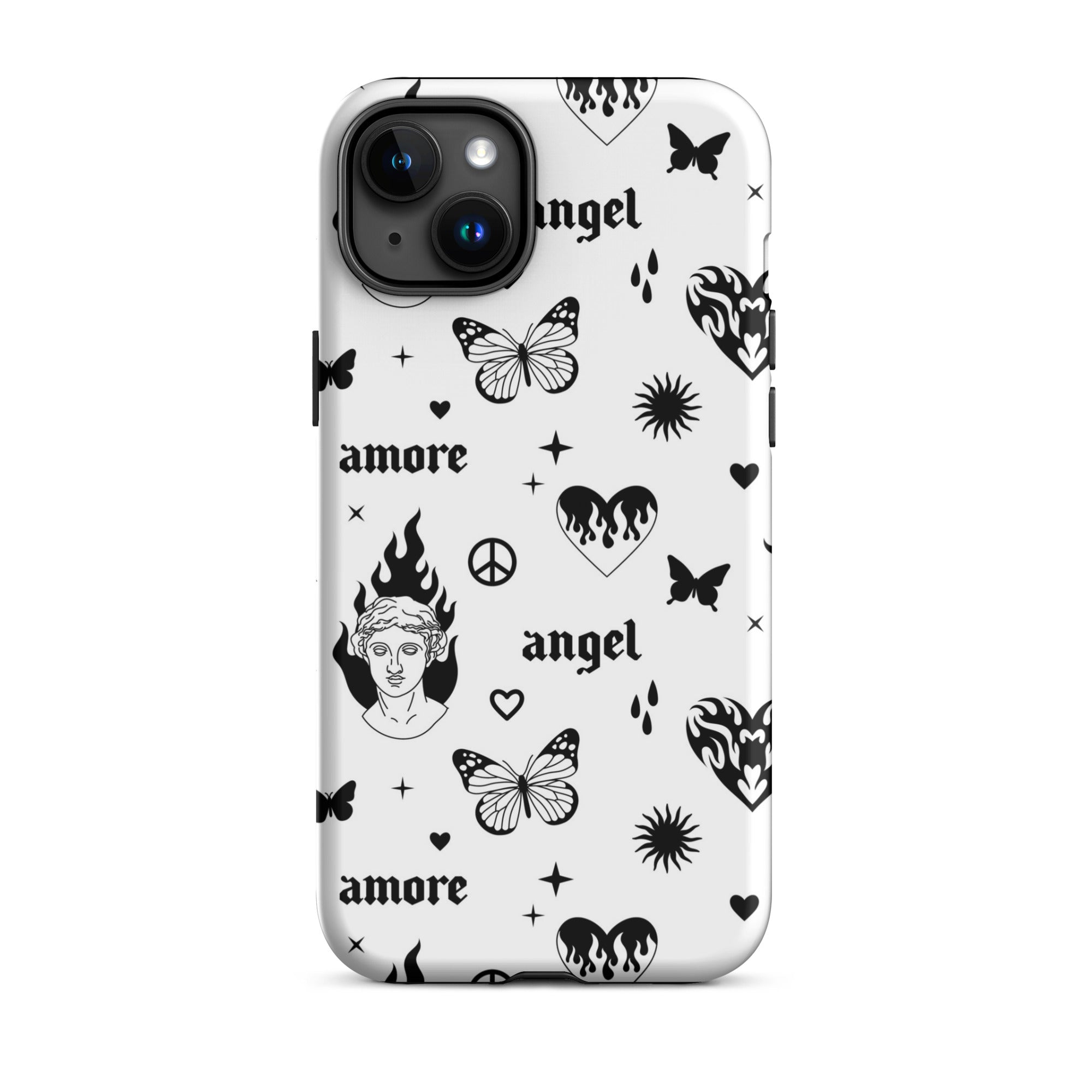 Y2K Angel Heart iPhone Case iPhone 15 Plus Matte