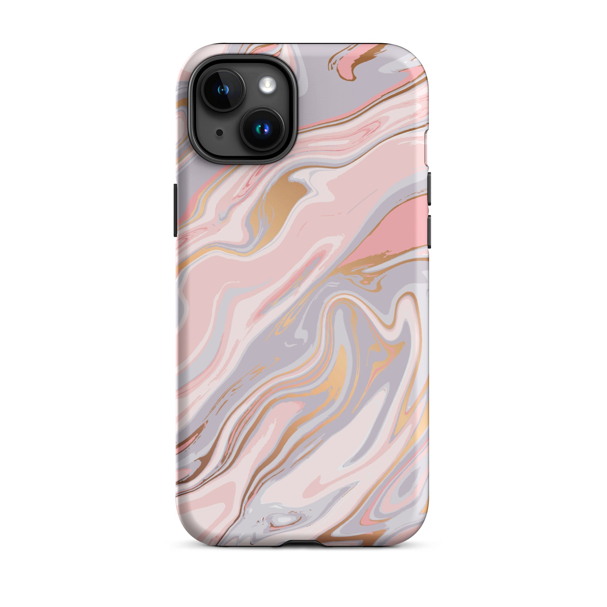 Rose Marble iPhone Case iPhone 15 Plus Matte