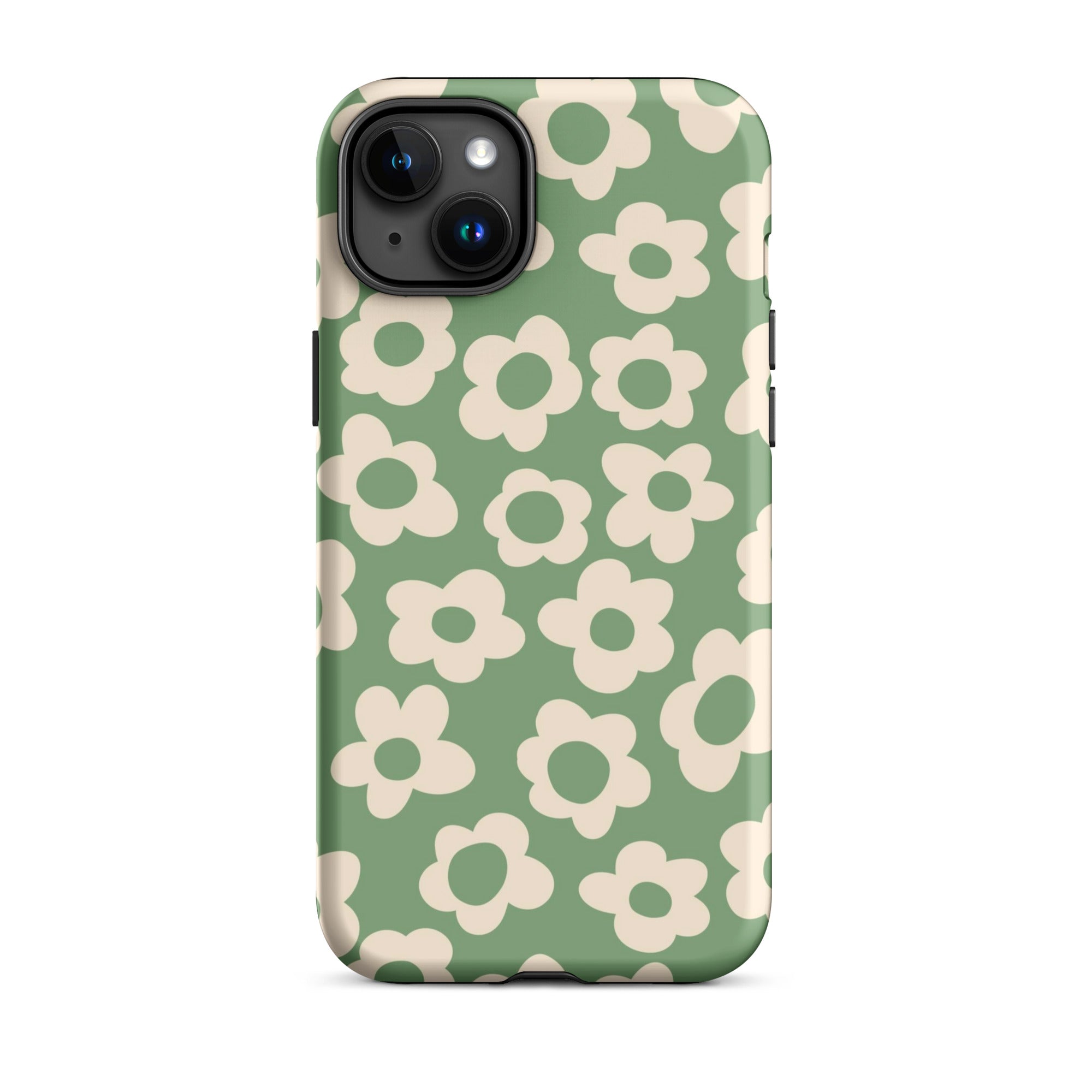 Green Las Flores iPhone Case iPhone 15 Plus Matte