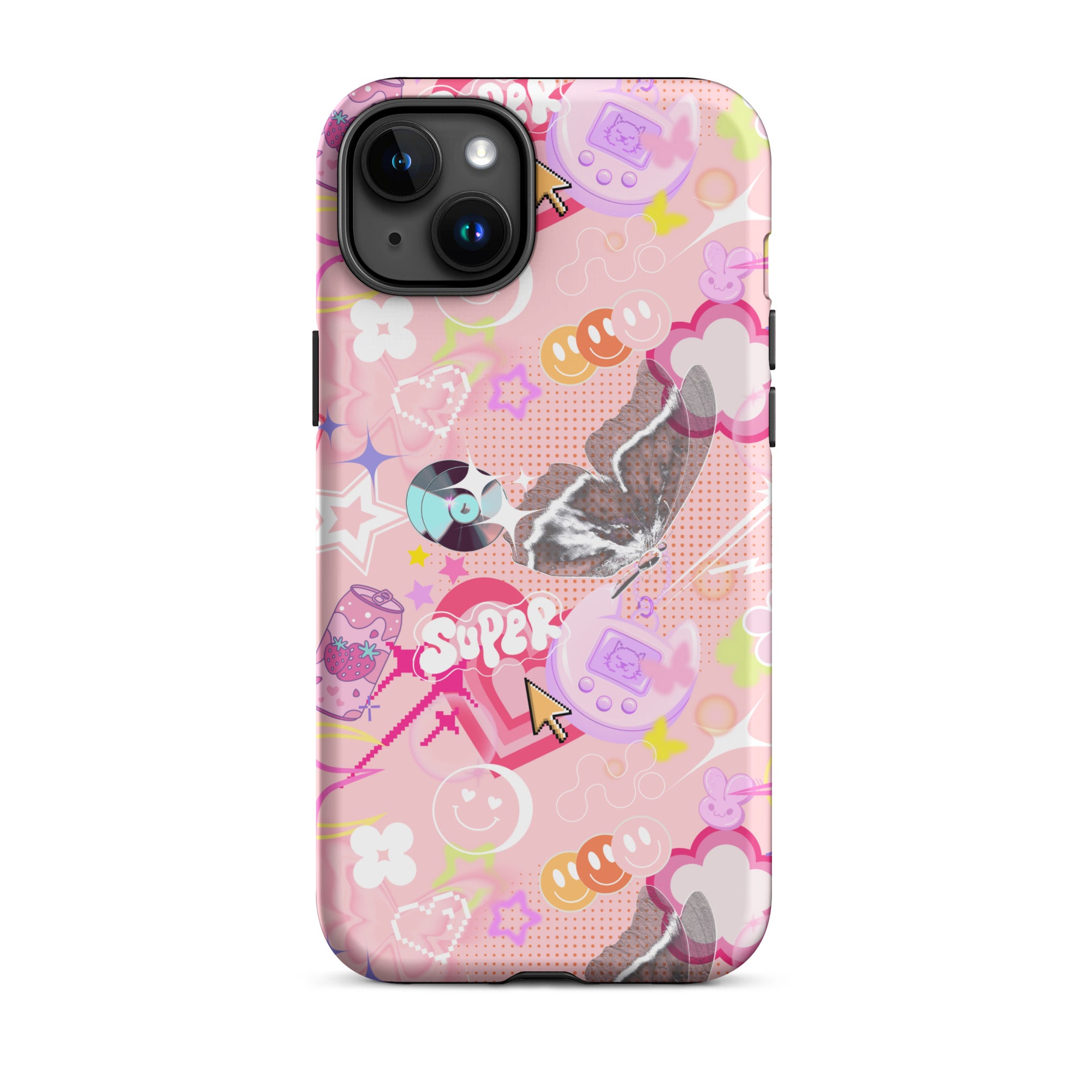 Y2K Pink Retro iPhone Case
