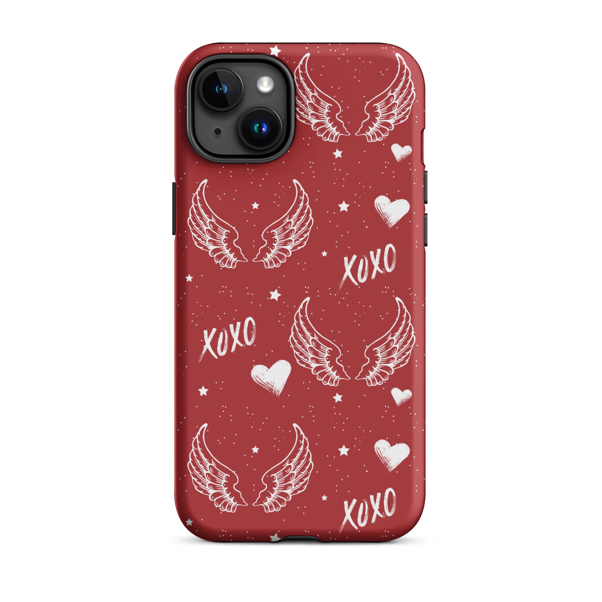 Y2K Red Angel Wings iPhone Case