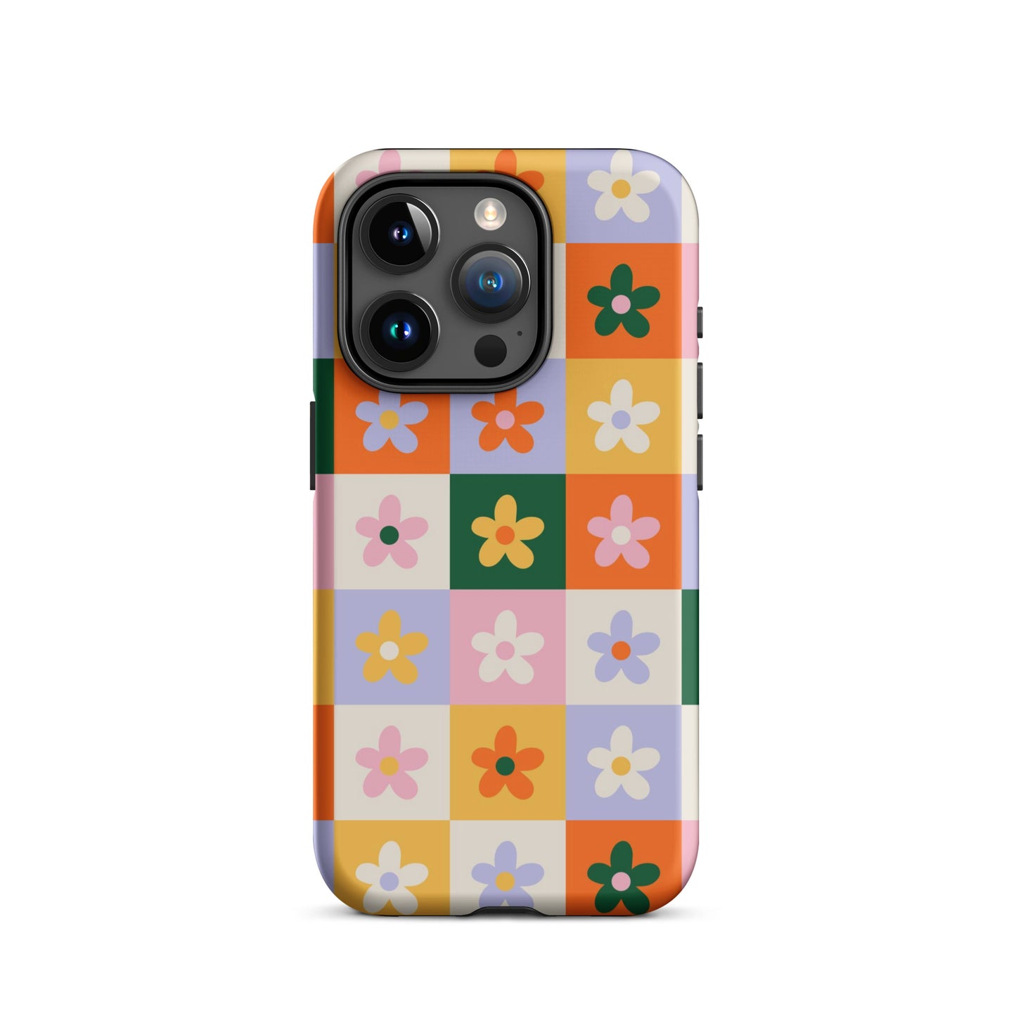 Patchwork Flowers iPhone Case iPhone 15 Pro Matte