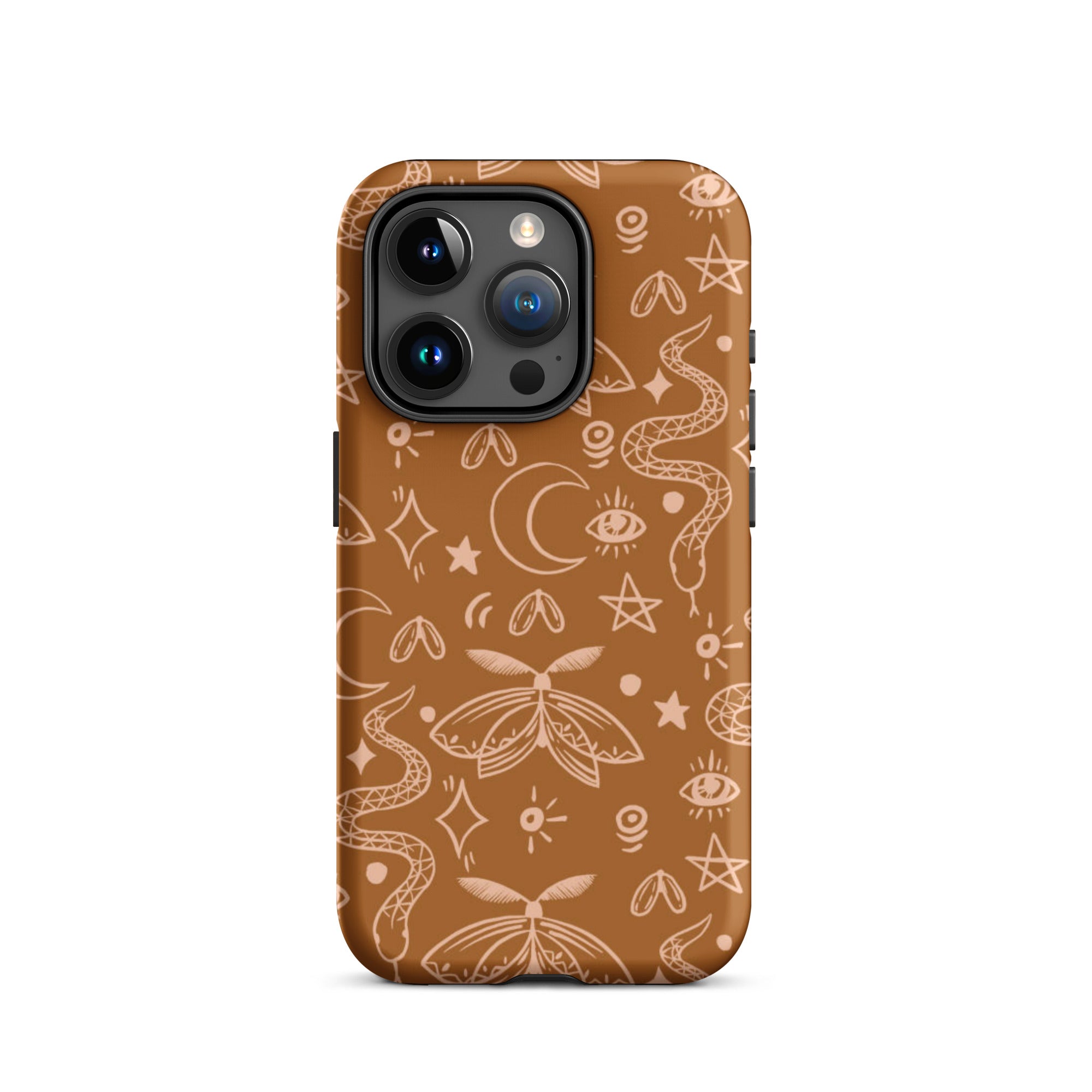 Golden Serpent iPhone Case iPhone 15 Pro Matte