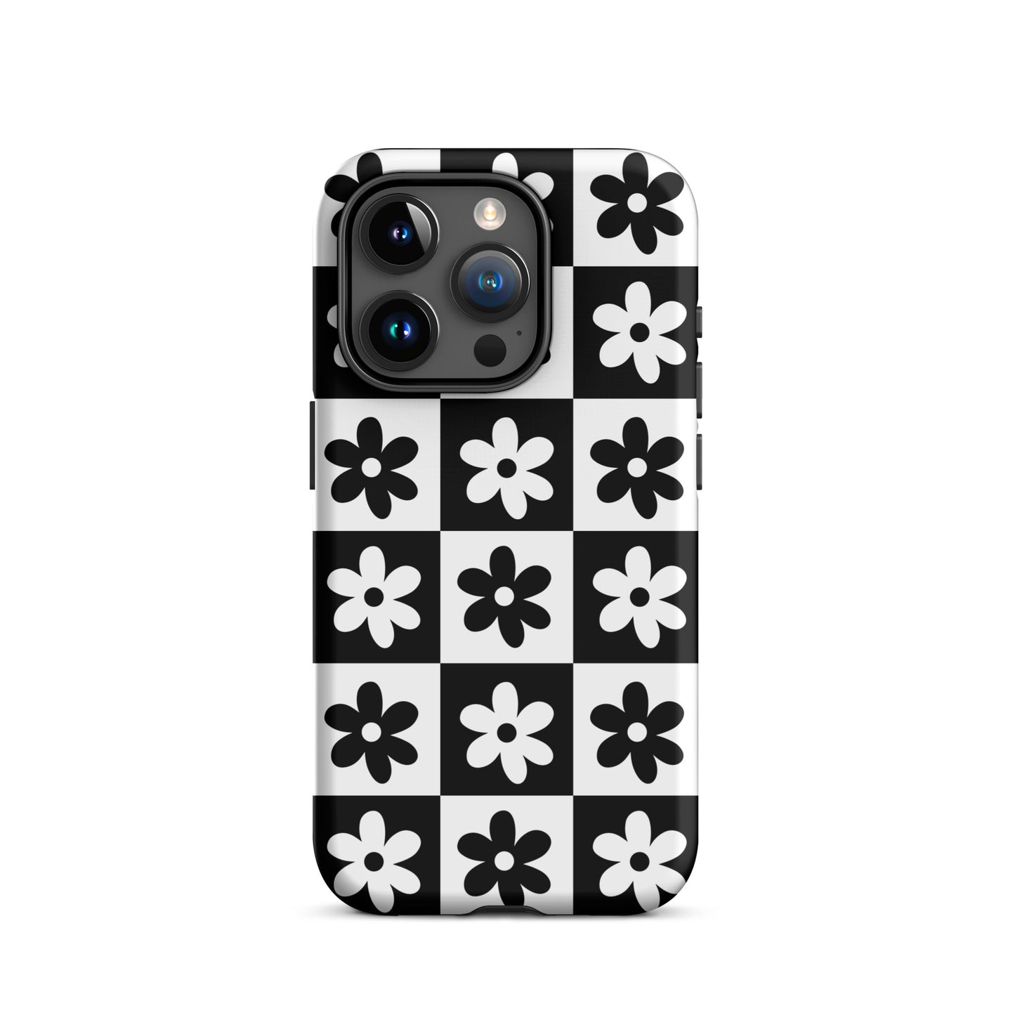 Black & White Garden iPhone Case iPhone 15 Pro Matte