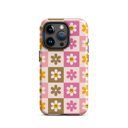 Smiley Flowers iPhone Case