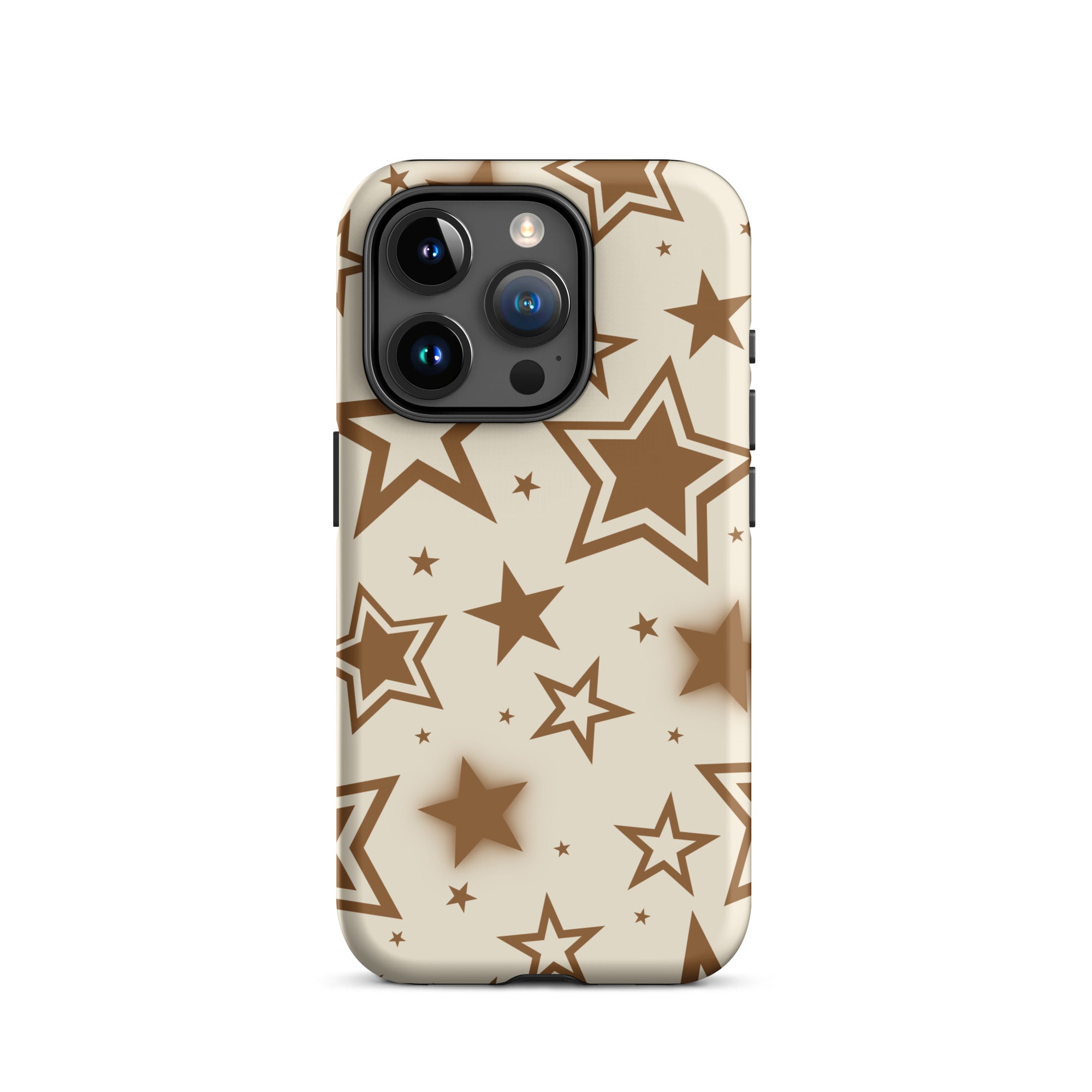 Brown Stardust iPhone Case
