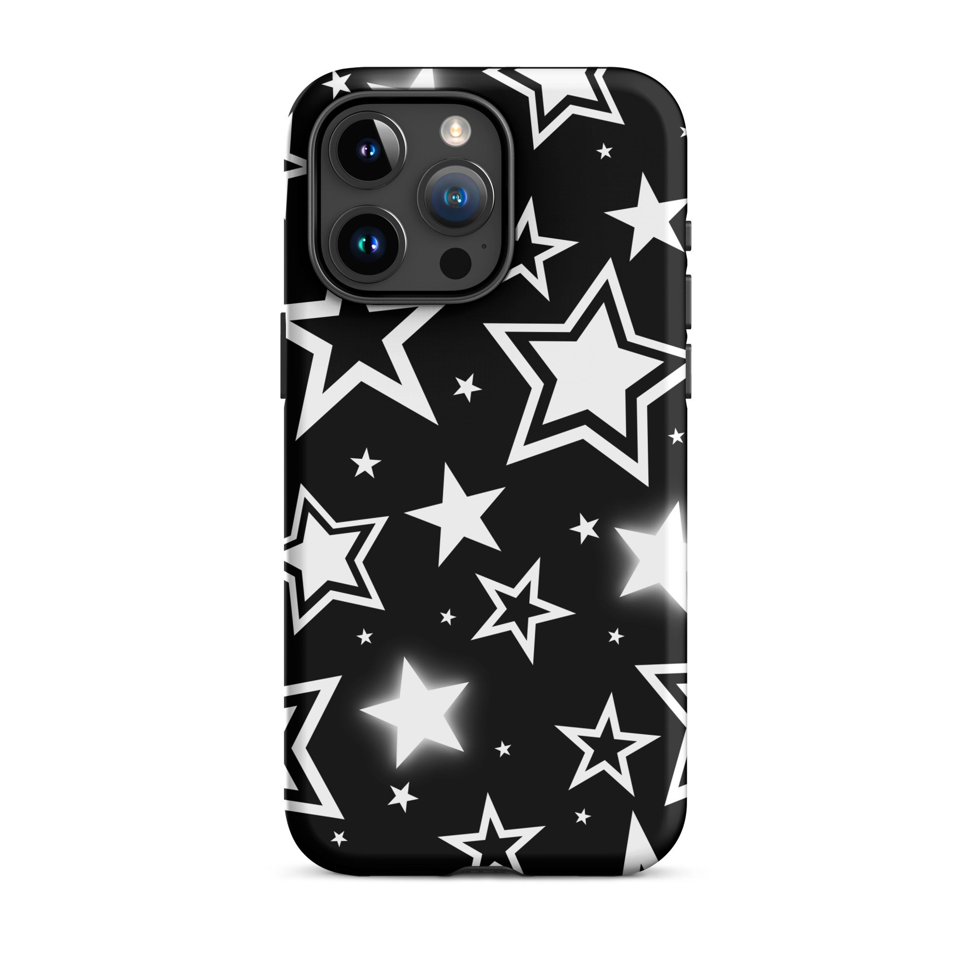Black Stardust iPhone Case