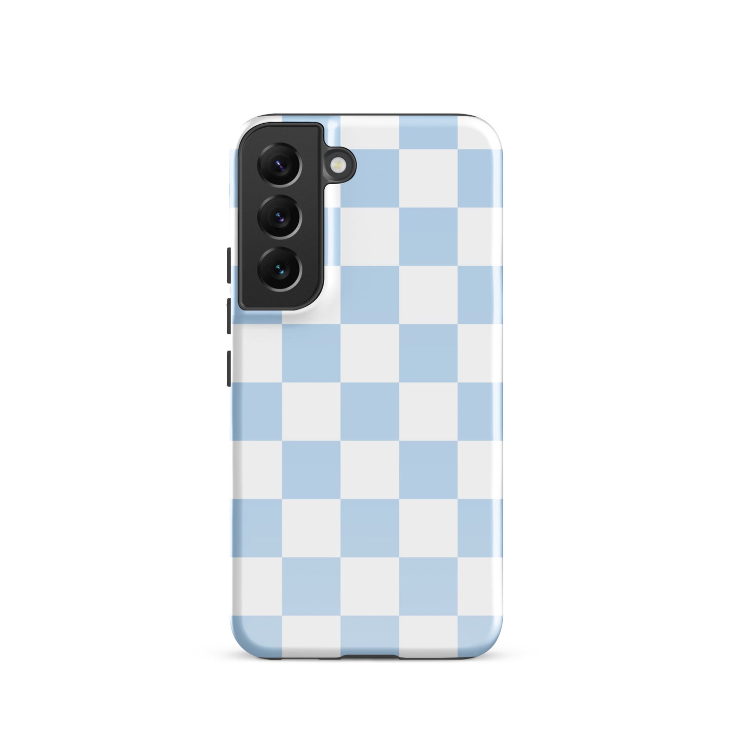 Pastel Blue Checkered Samsung Case