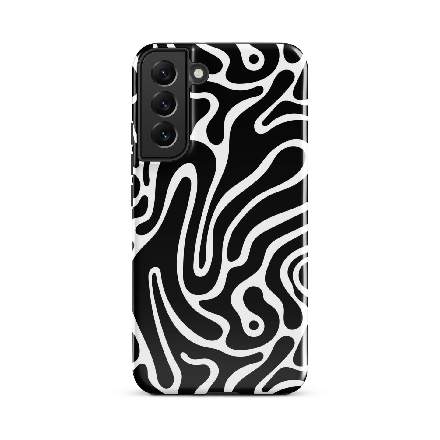 Wavy Noir Samsung Case