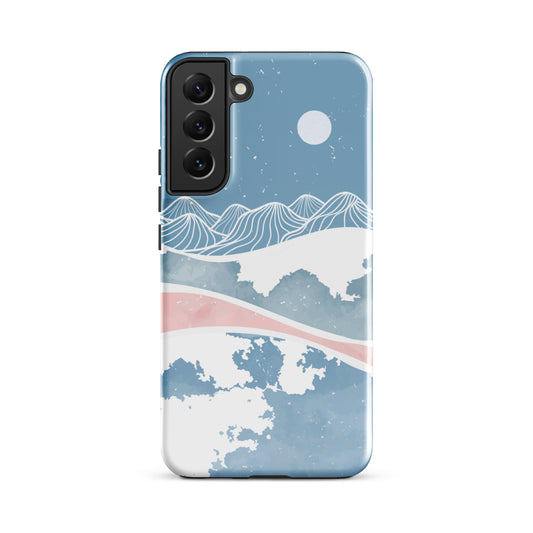 Blue Winter Night Samsung Case