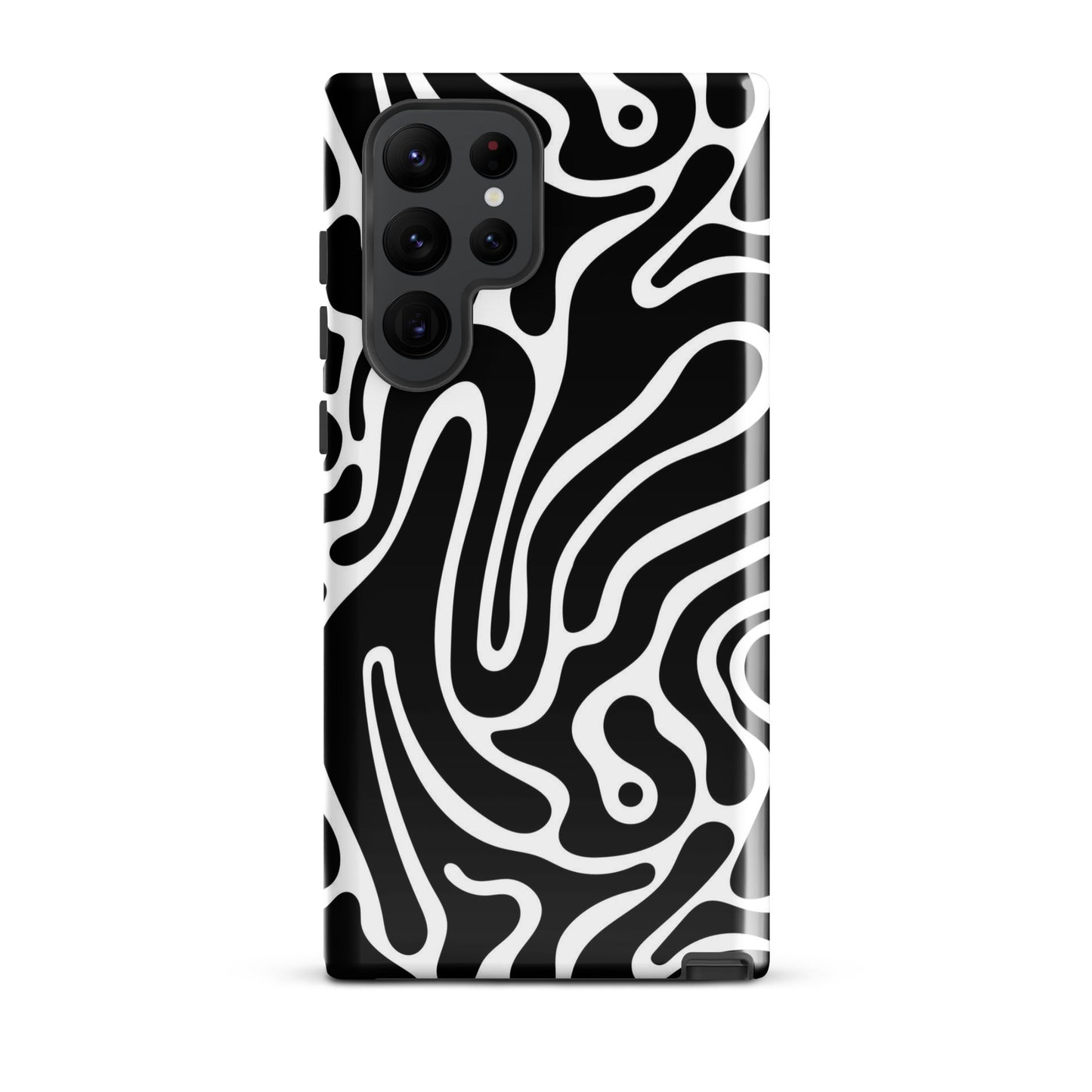 Wavy Noir Samsung Case