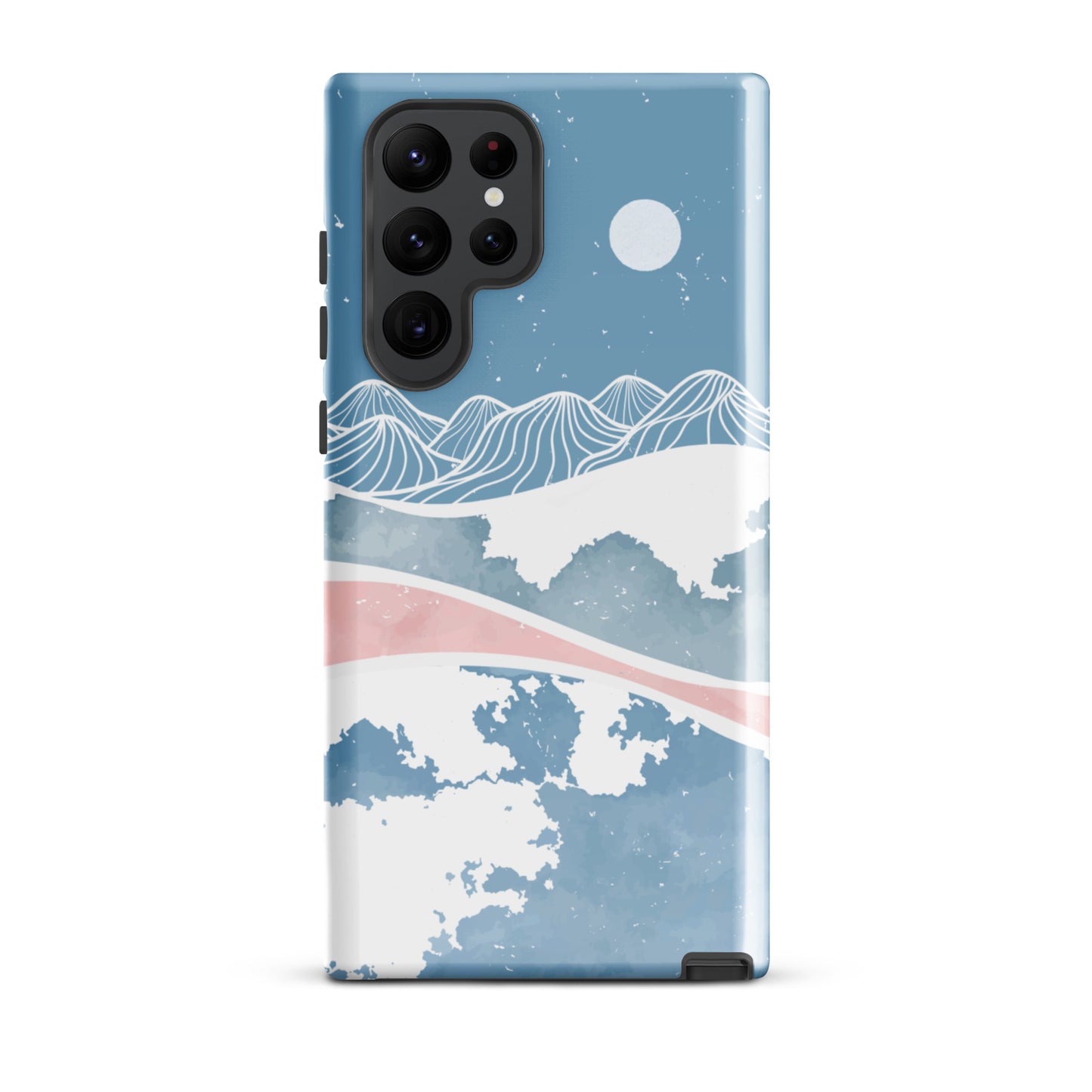 Blue Winter Night Samsung Case