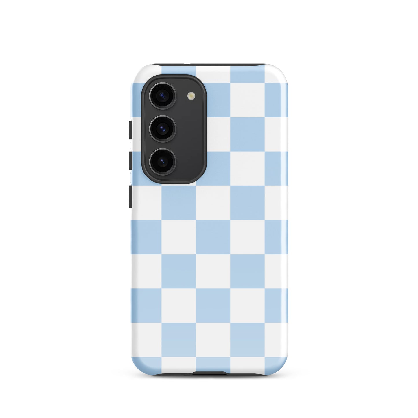 Pastel Blue Checkered Samsung Case