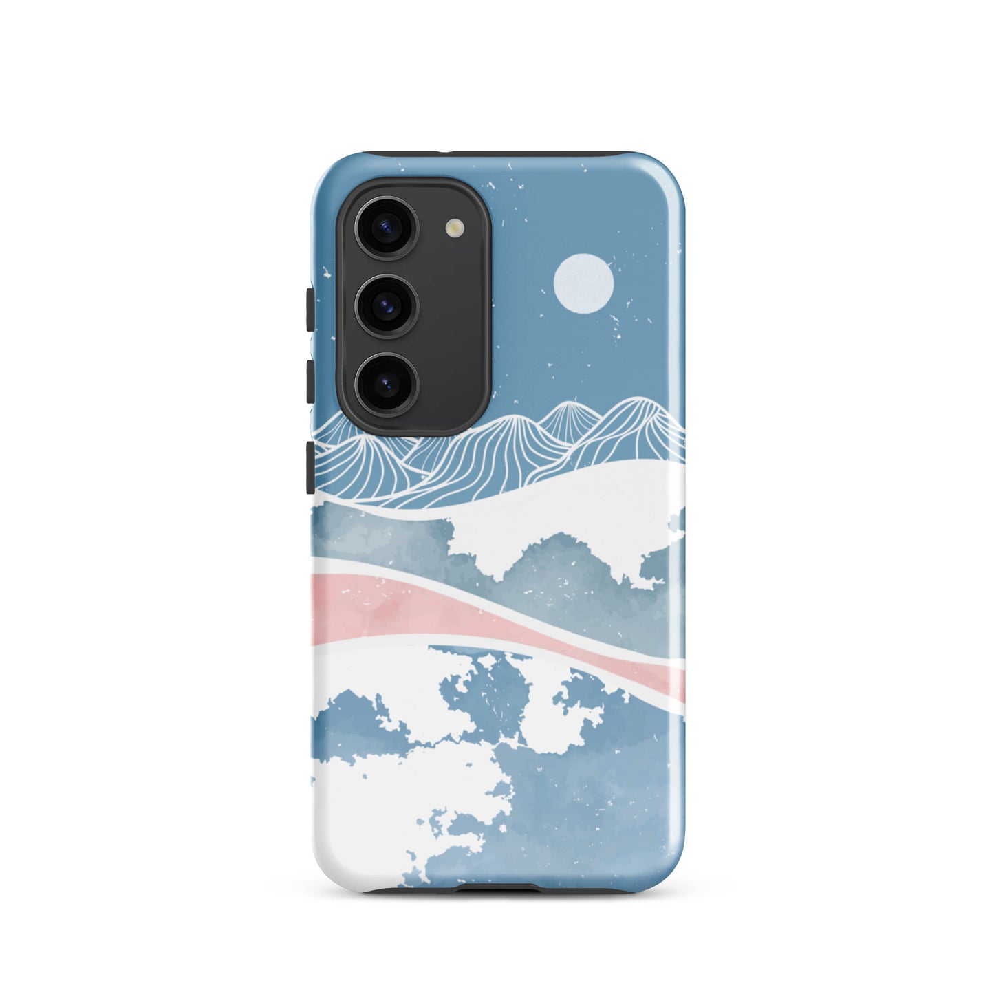 Blue Winter Night Samsung Case