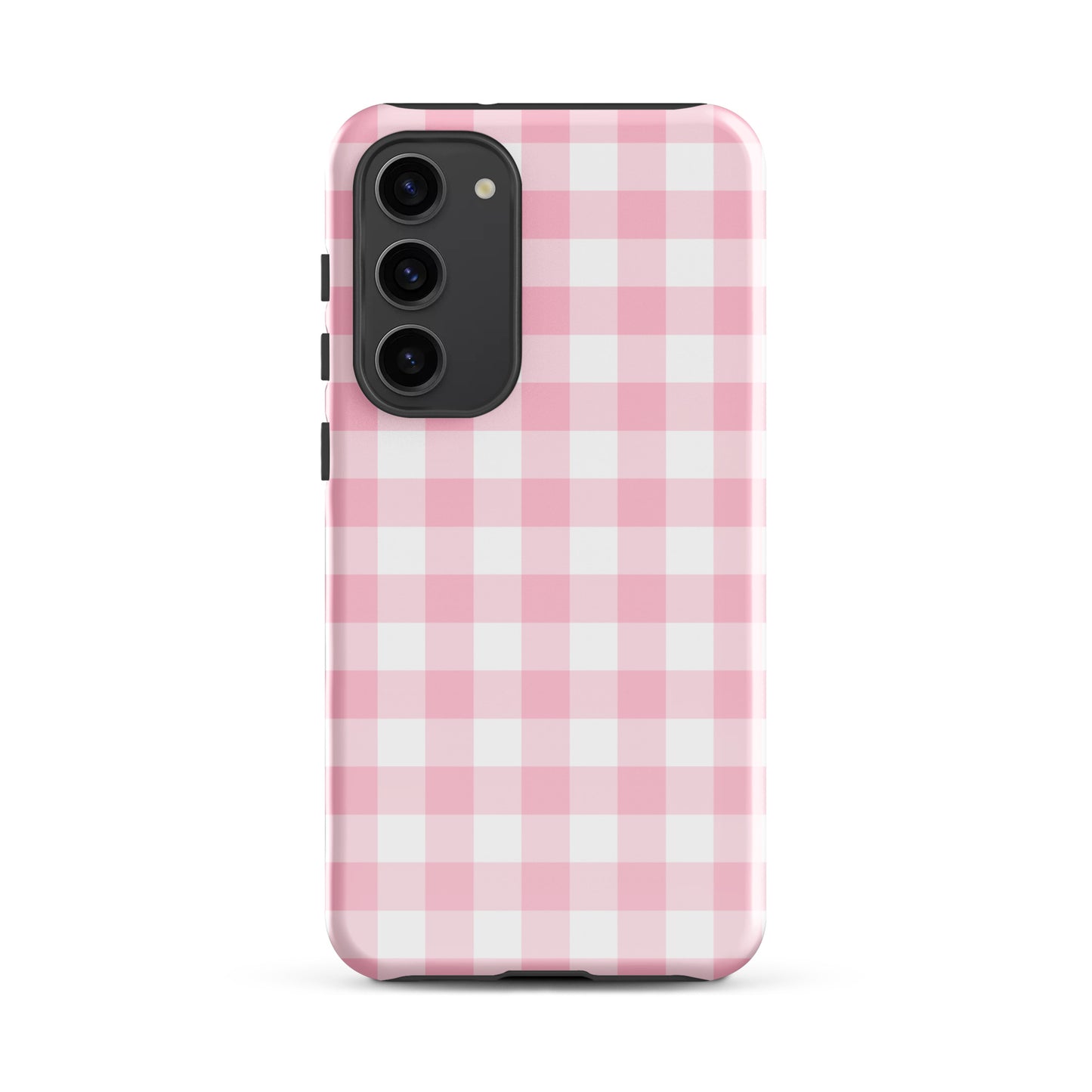 Pink Gingham Samsung Case