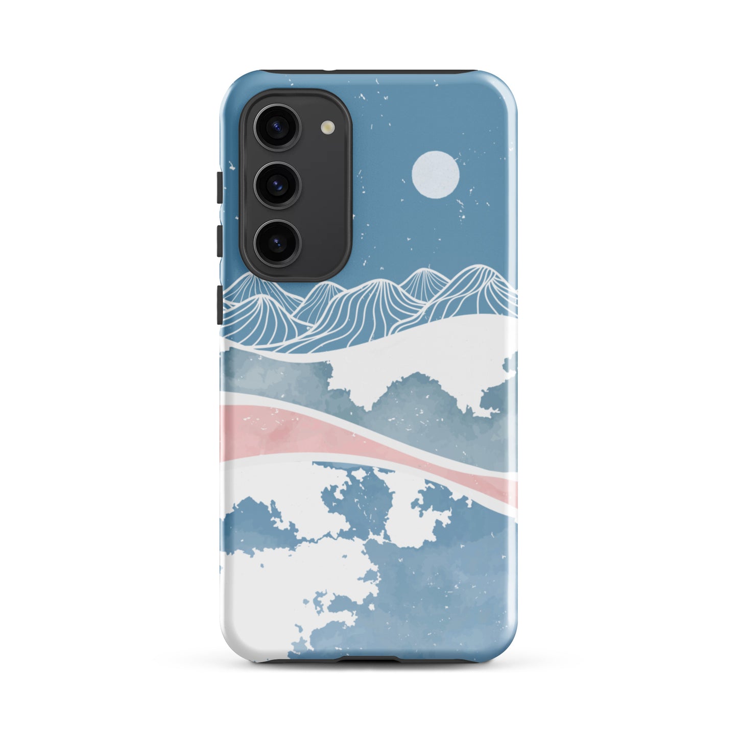 Blue Winter Night Samsung Case