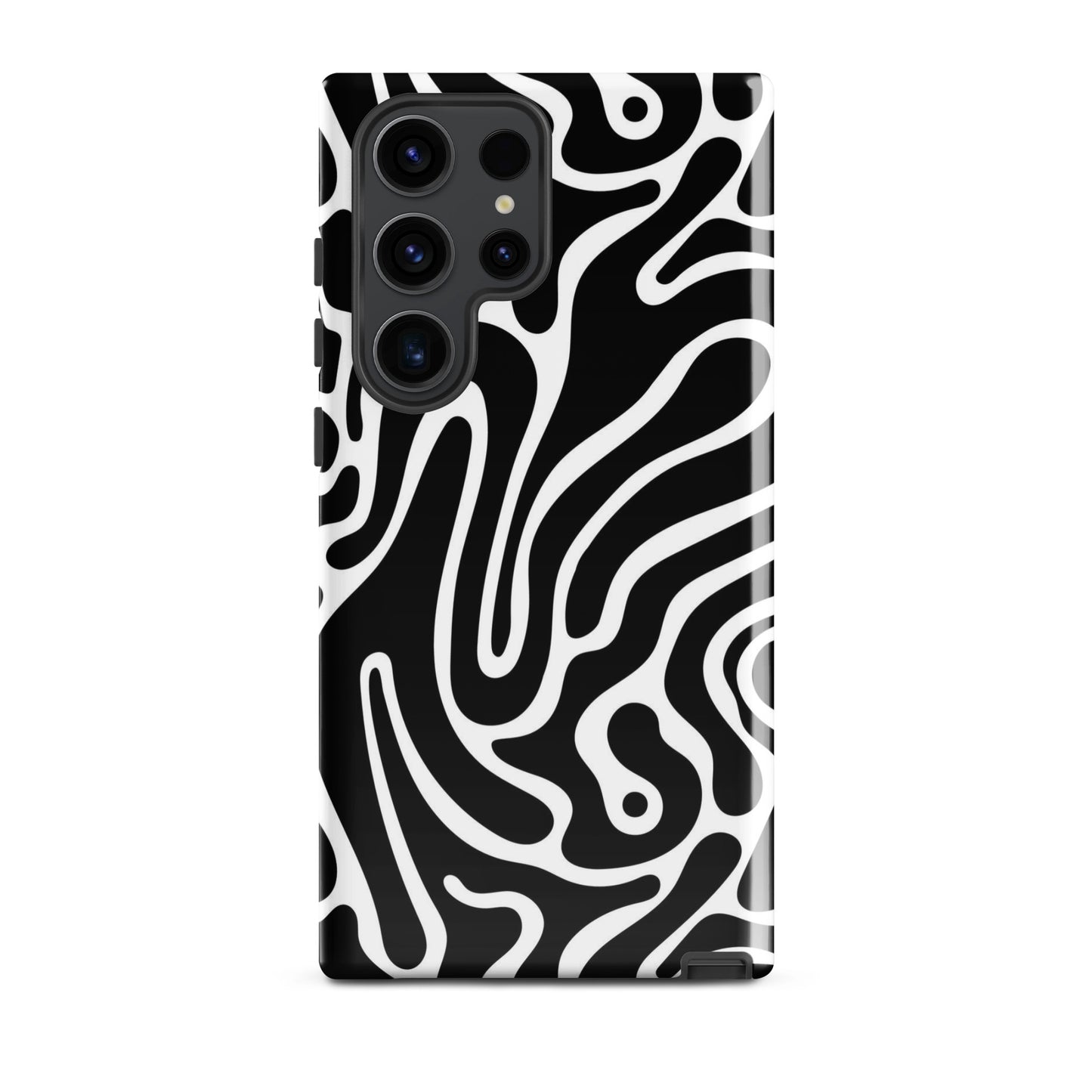 Wavy Noir Samsung Case