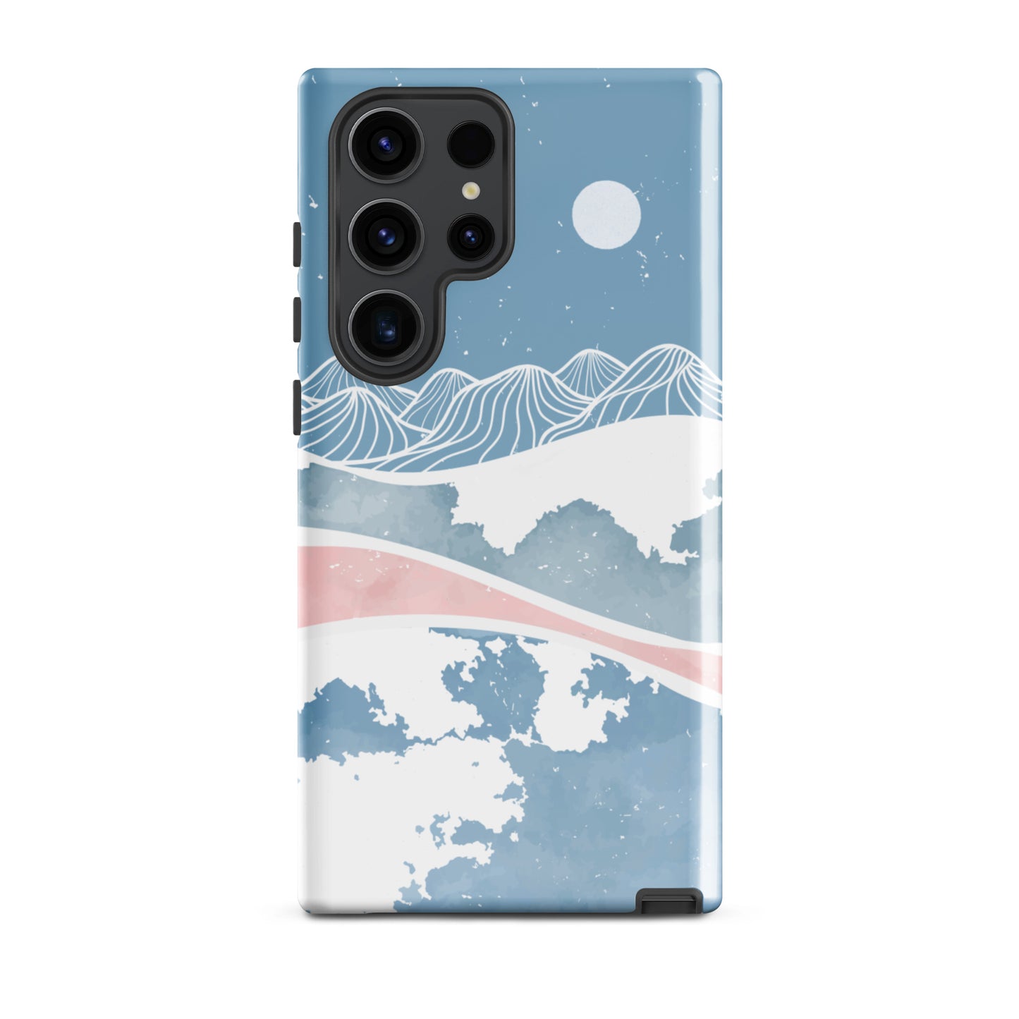 Blue Winter Night Samsung Case