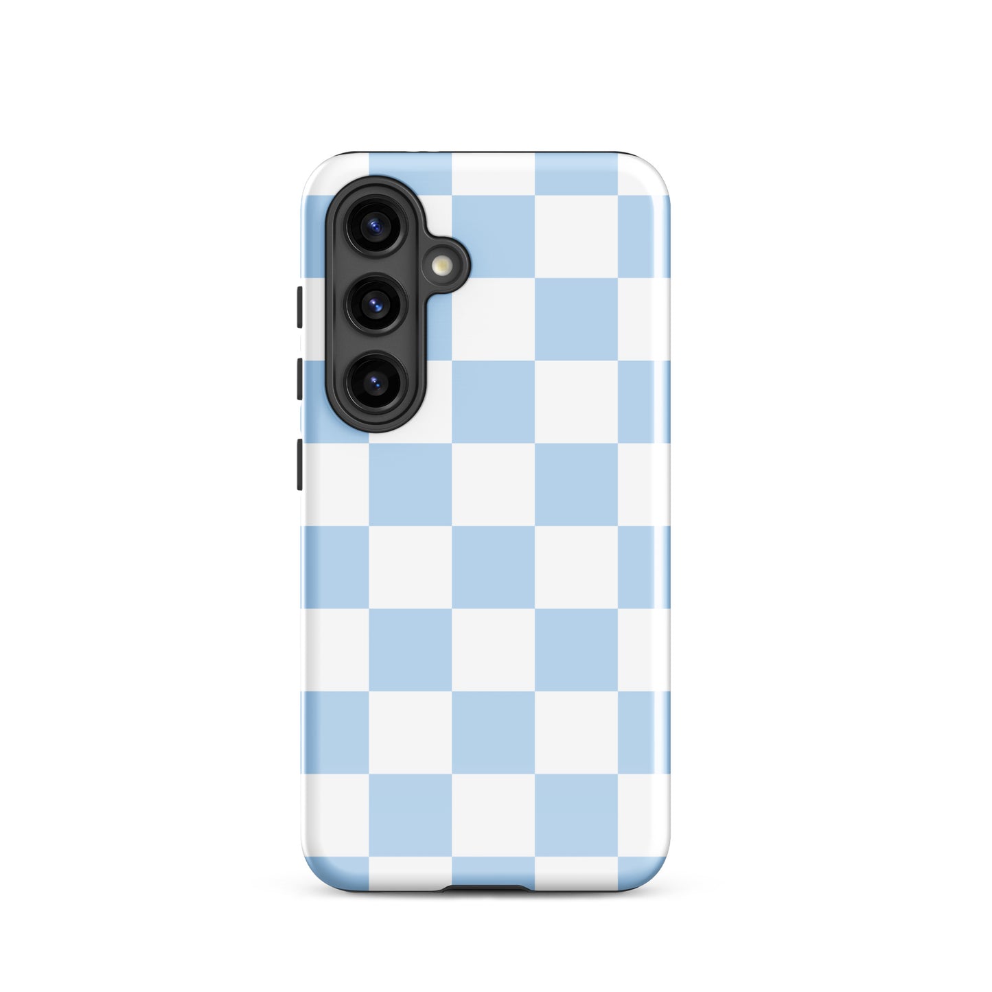 Pastel Blue Checkered Samsung Case