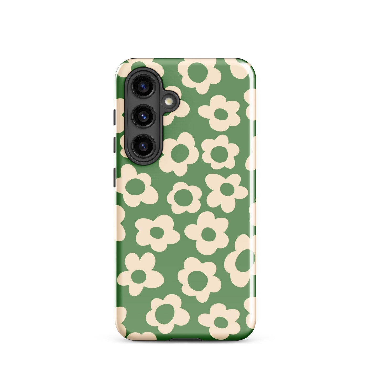Green Las Flores Samsung Case