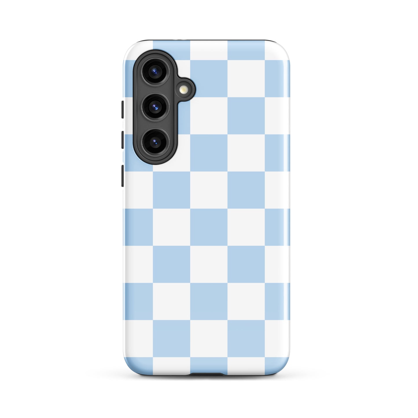 Pastel Blue Checkered Samsung Case