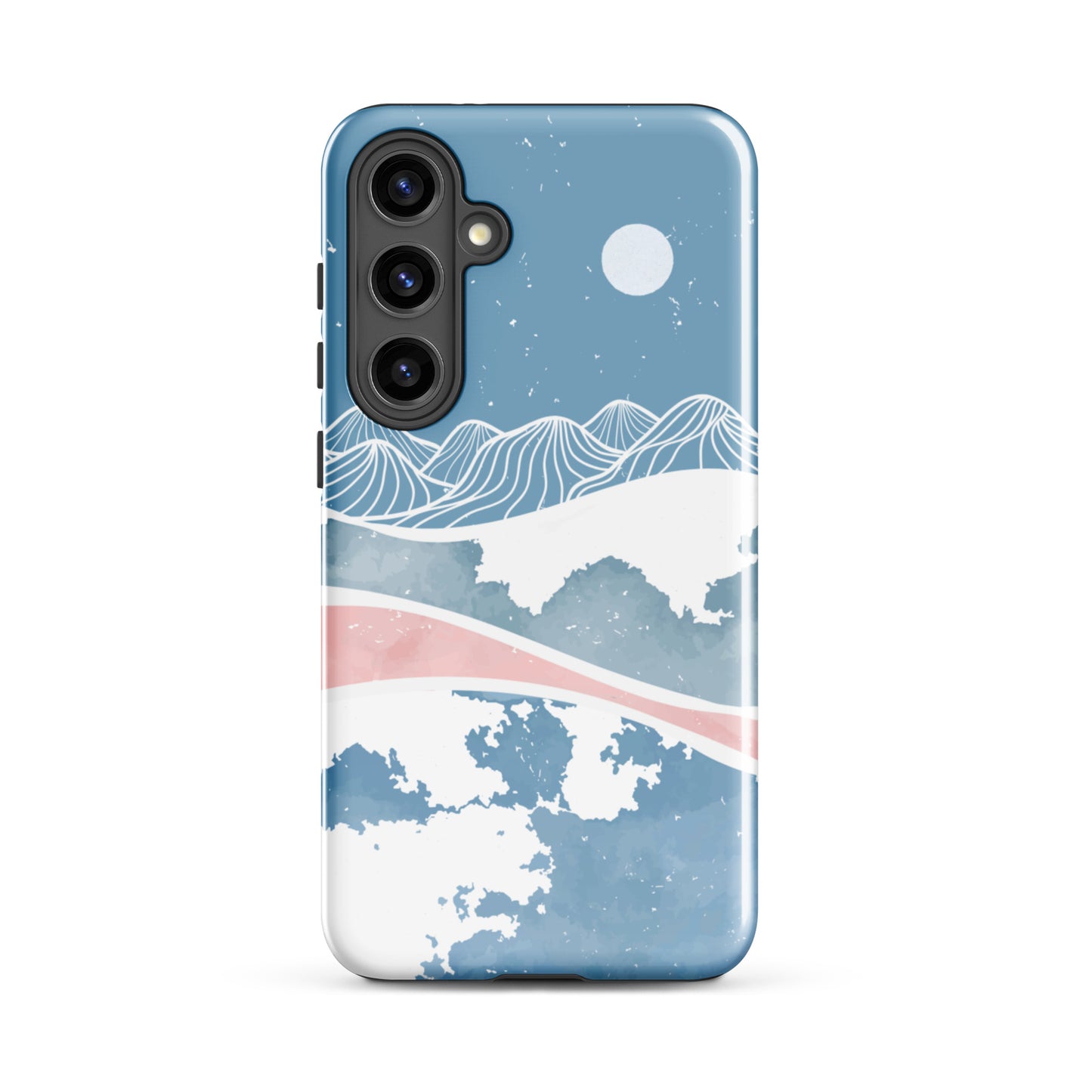 Blue Winter Night Samsung Case