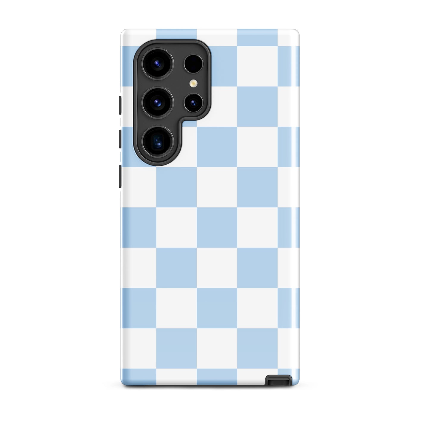 Pastel Blue Checkered Samsung Case